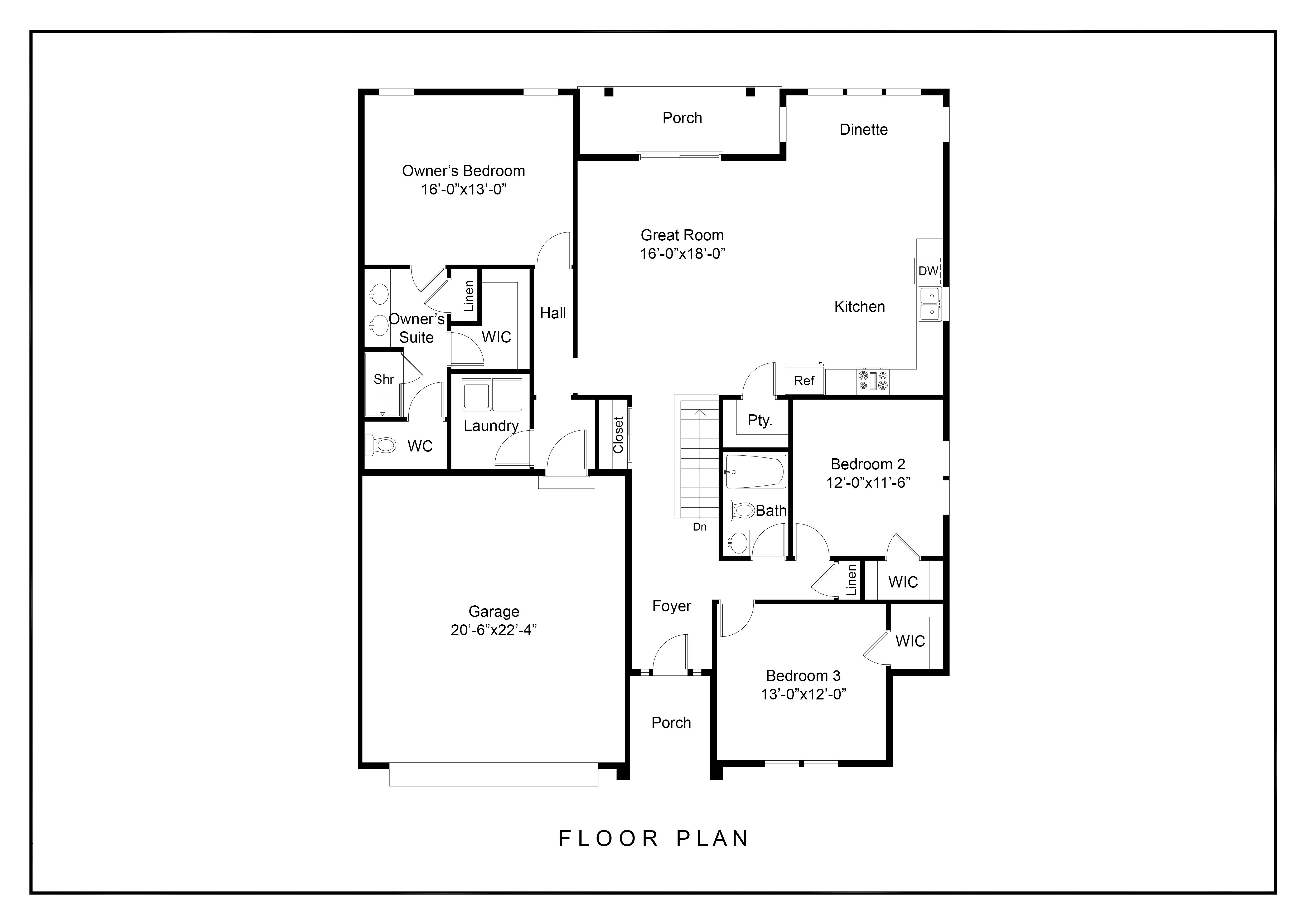 Brennan 2D Floorplan