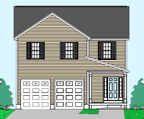 Contemporary Villager 3 BR floor plan