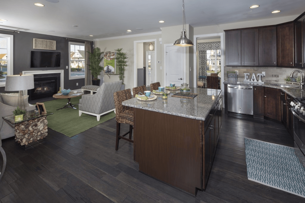 Kitchen and Living Area