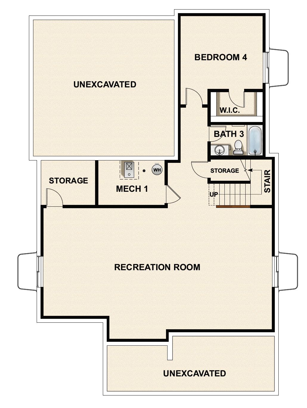 Optional Finished Basement