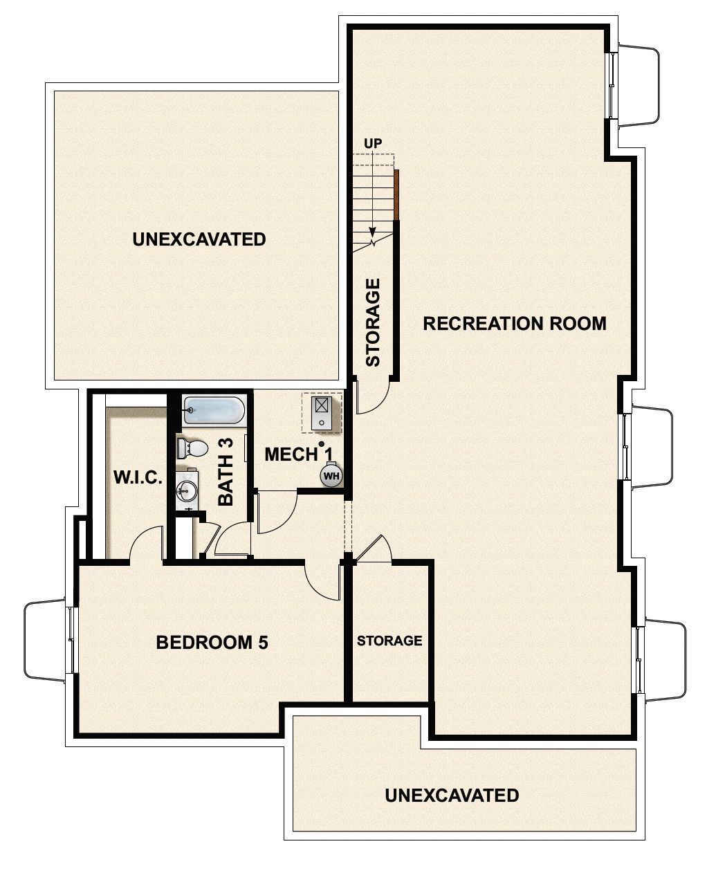 Optional Finished Basement