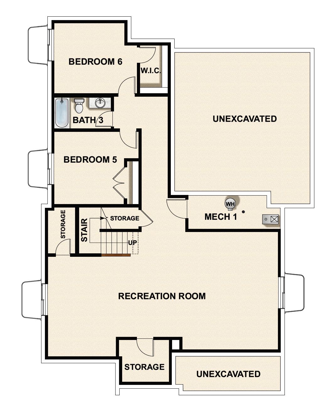 Optional Finished Basement