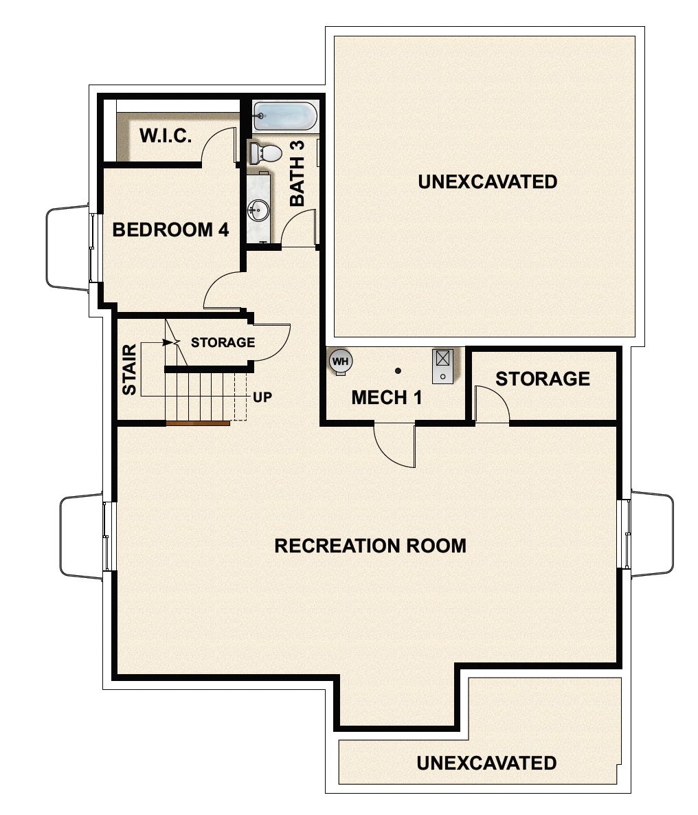 Optional Finished Basement