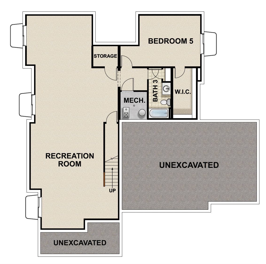 Optional Finished Basement