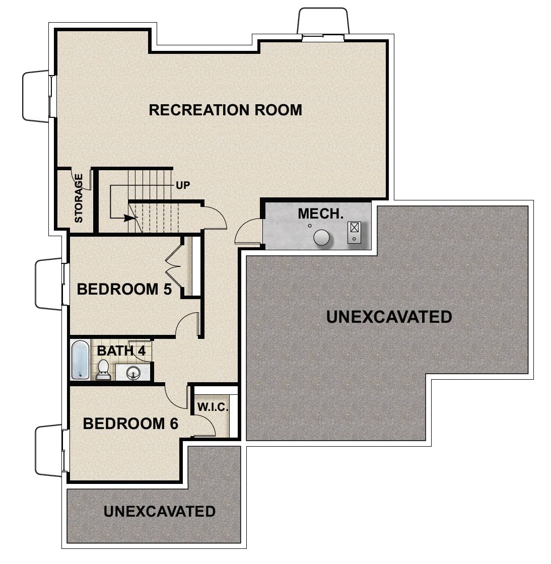 Optional Finished Basement