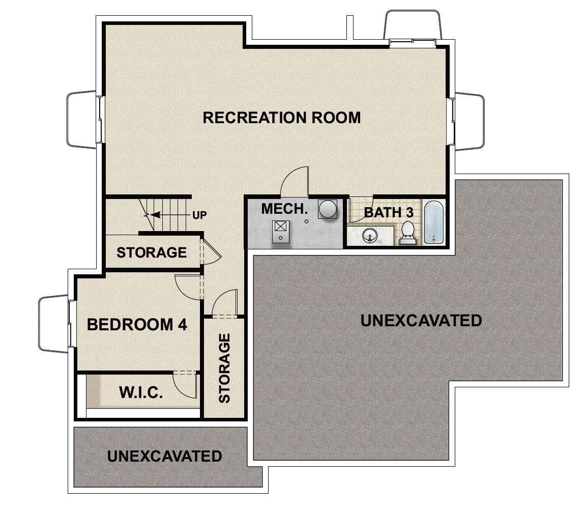 Optional Finished Basement