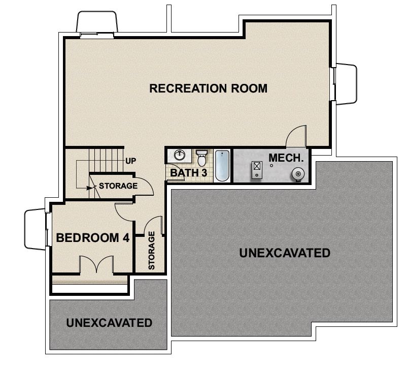Optional Finished Basement