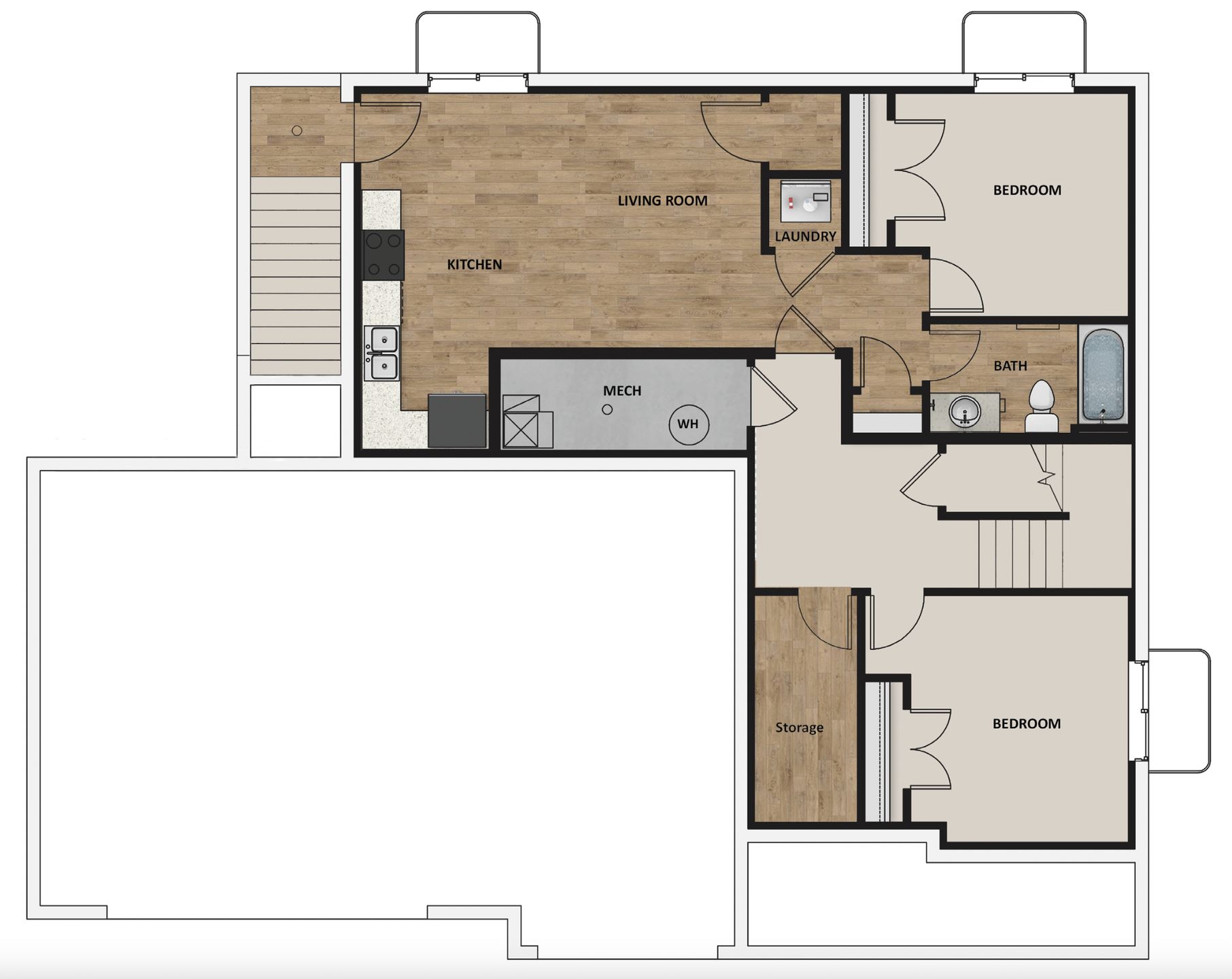 Optional Rental Suite/ADU In Basement