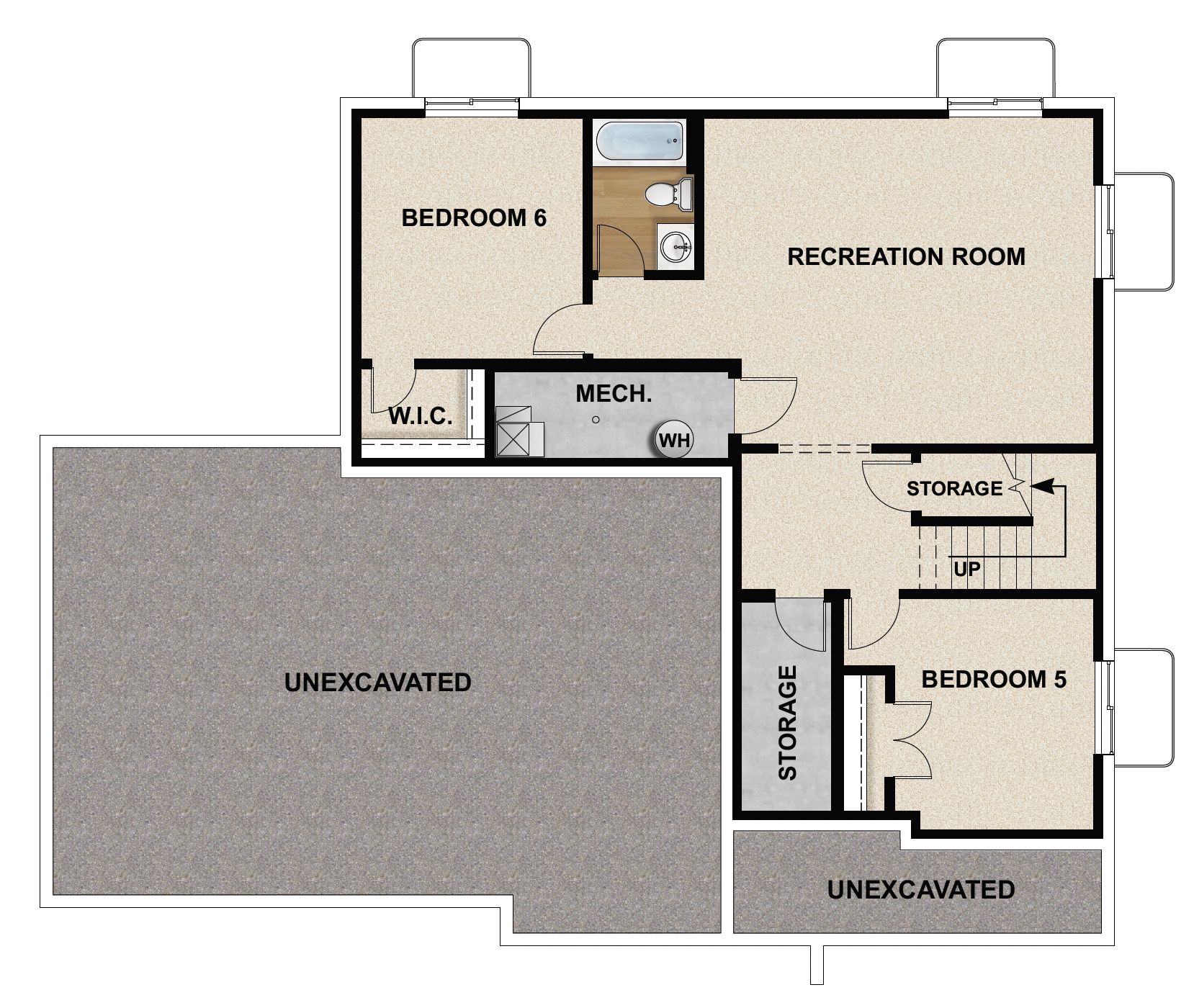 Optional Finished Basement