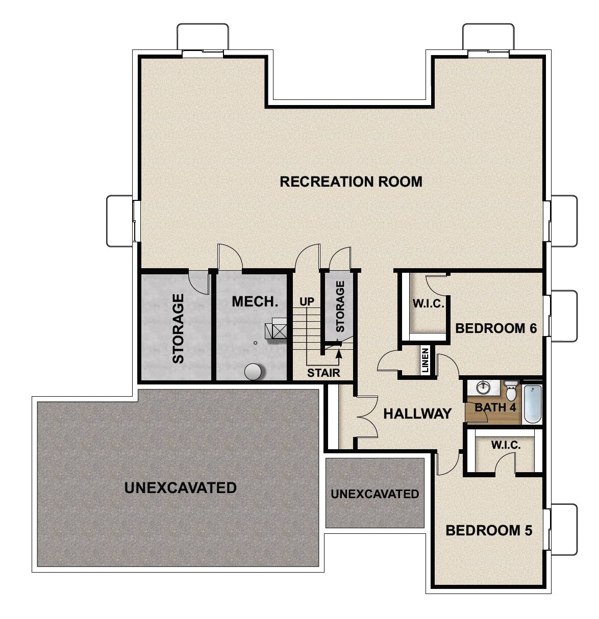 Optional Finished Basement