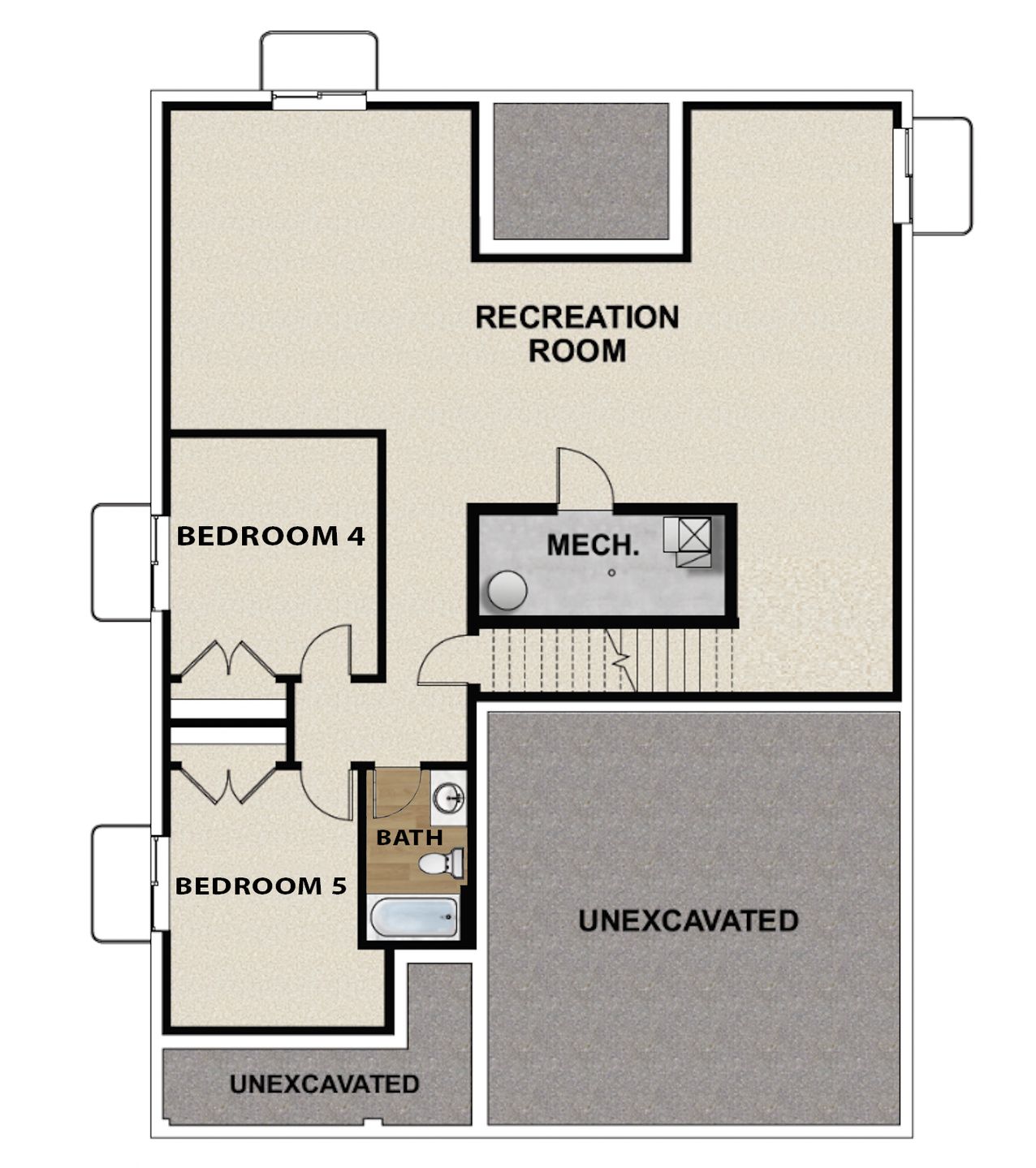 Optional Finished Basement