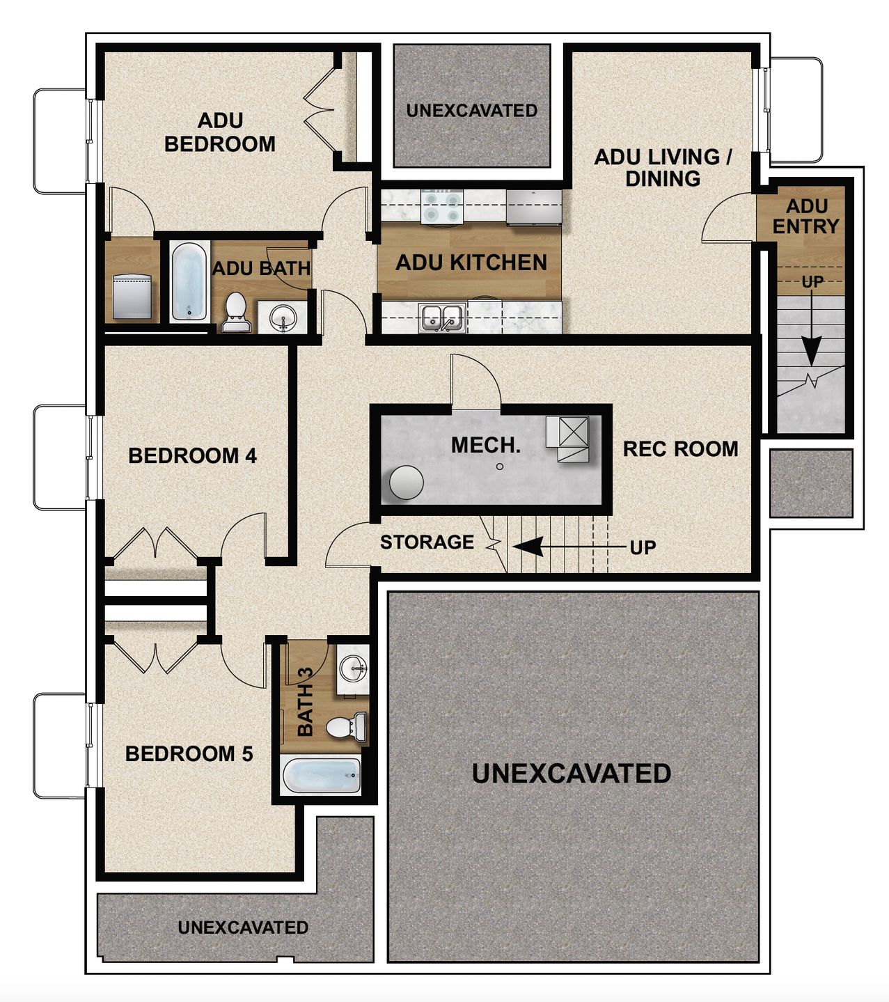 Optional ADU Basement
