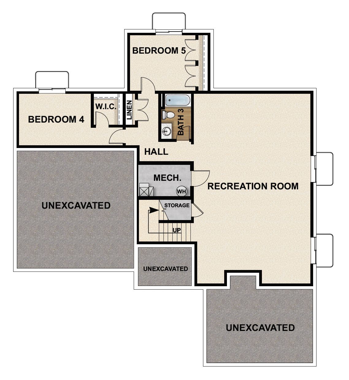 Optional Finished Basement