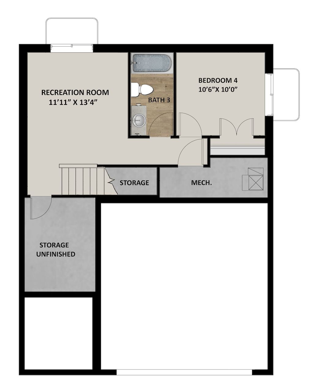 Optional Finished Basement