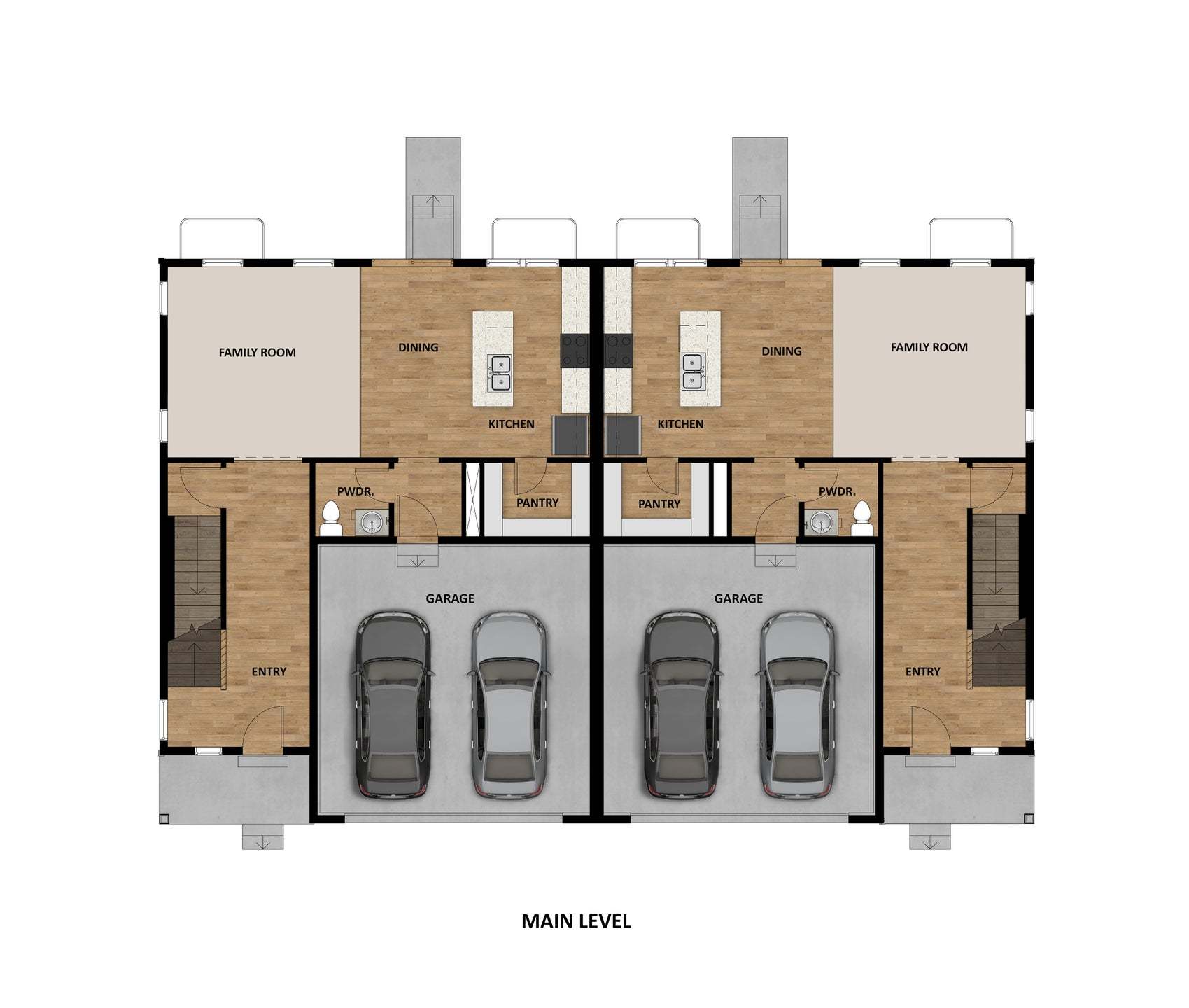 Main Floor Twin Home