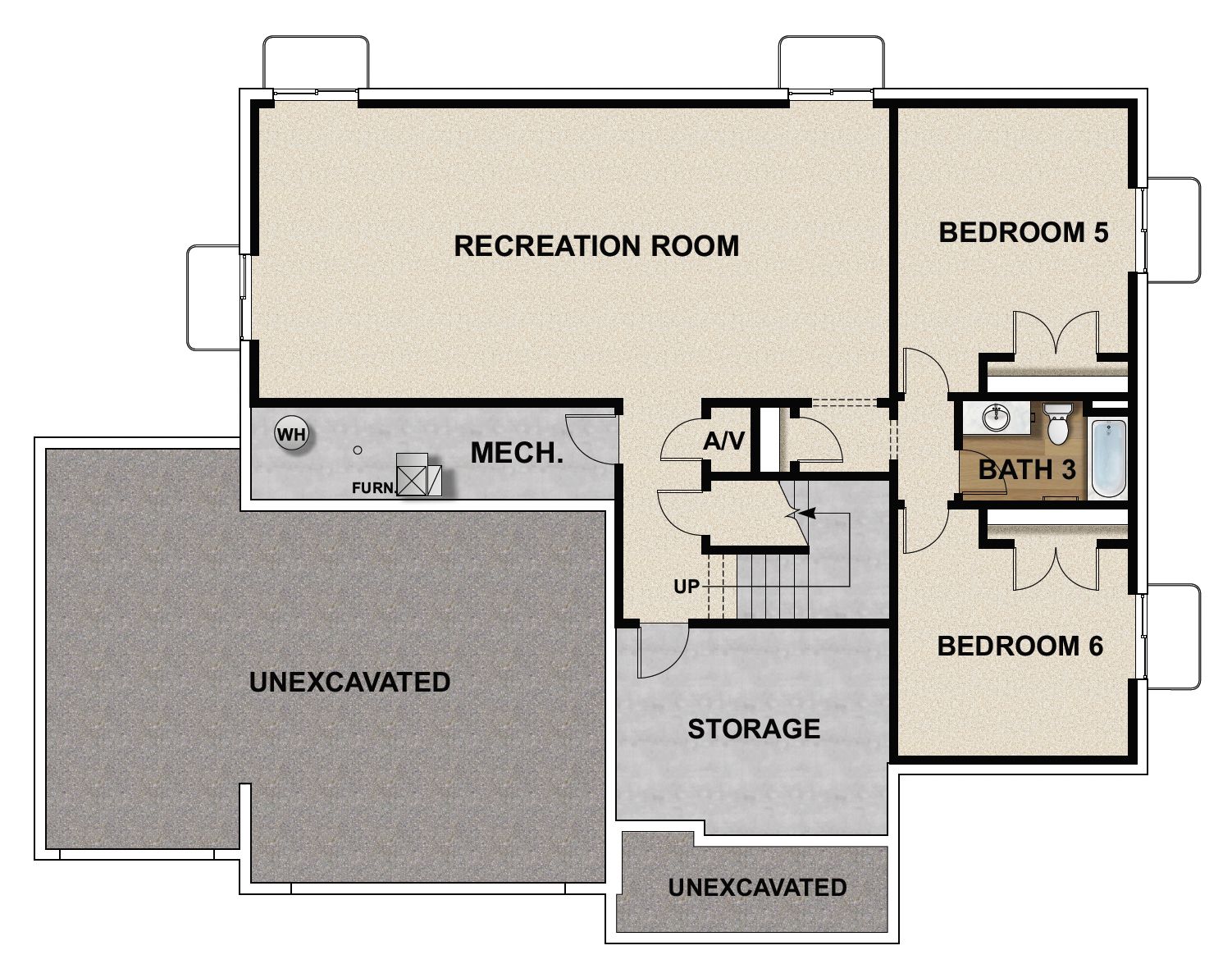 Optional Finished Basement