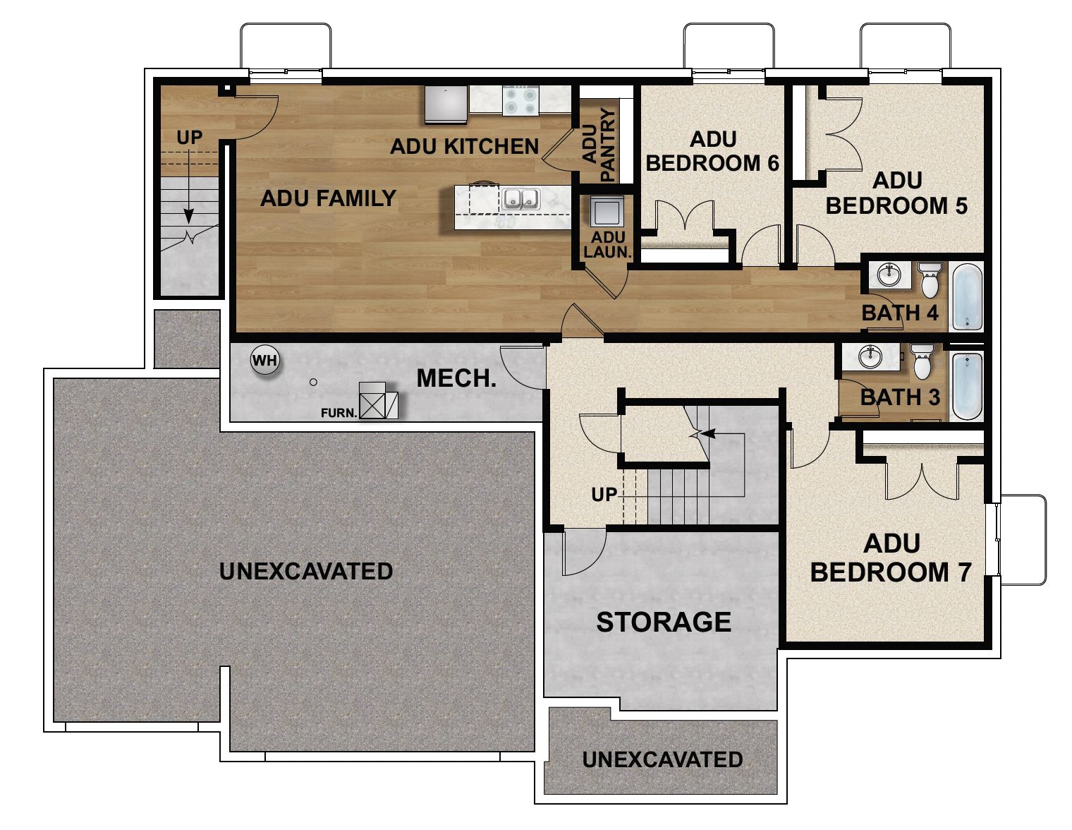 Optional ADU/Rental Suite
