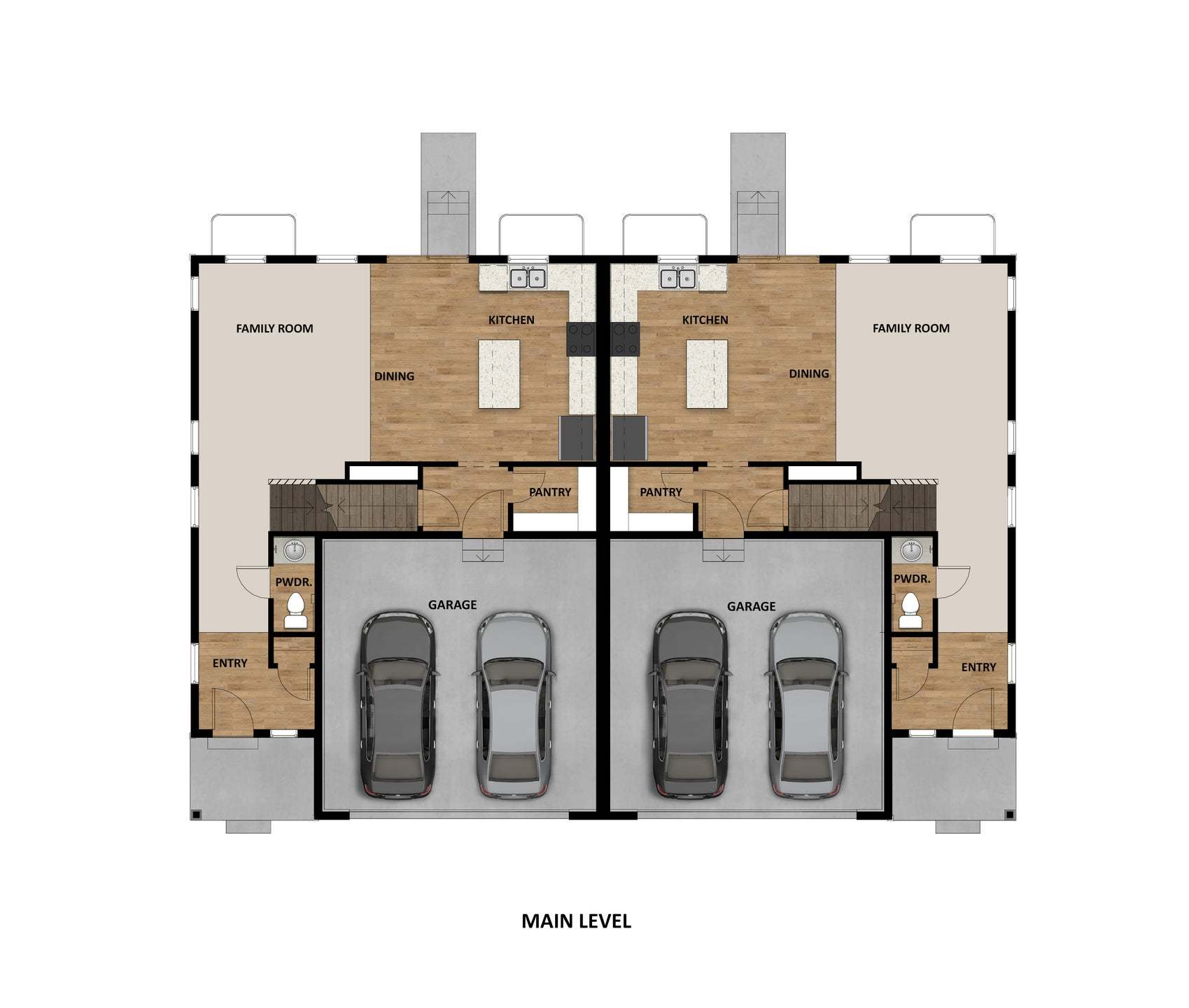 Main Floor Twin Home