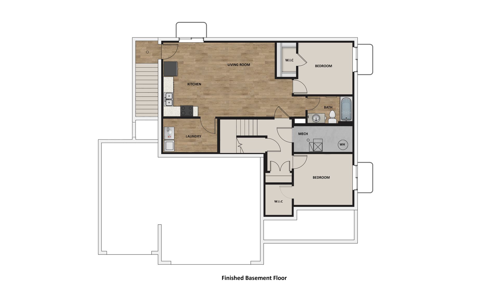 Optional Rental Suite/ADU Basement