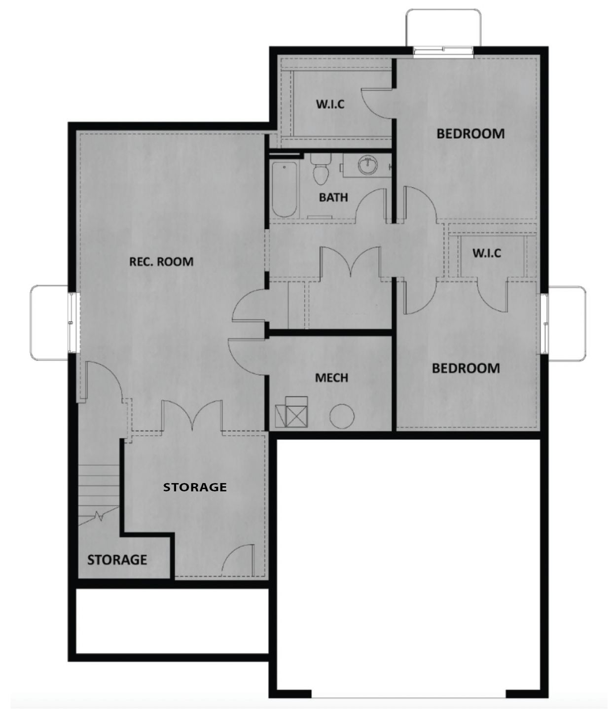 2 Car Garage Optional Finished Basement
