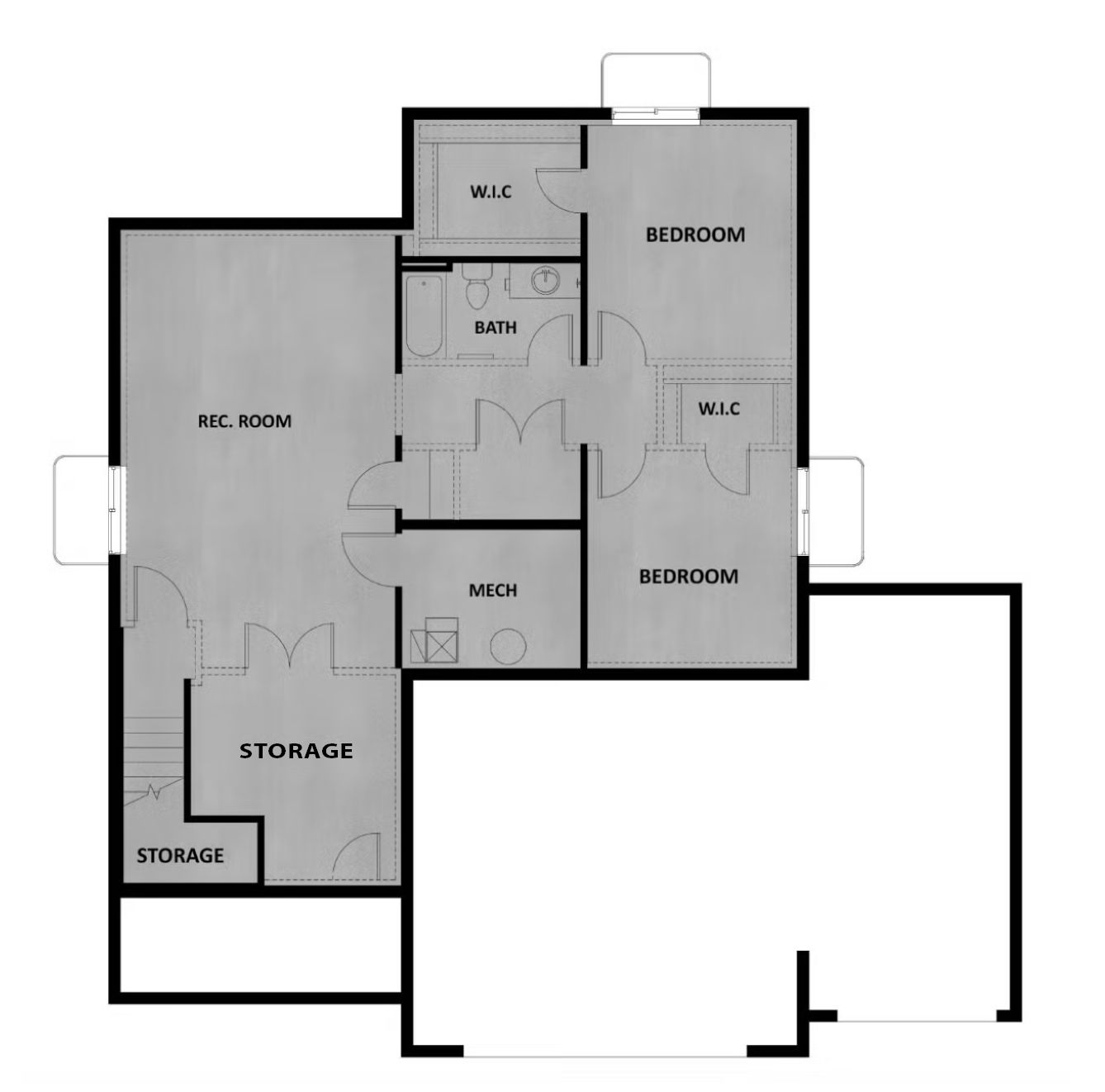 3 Car Garage Optional Finished Basement