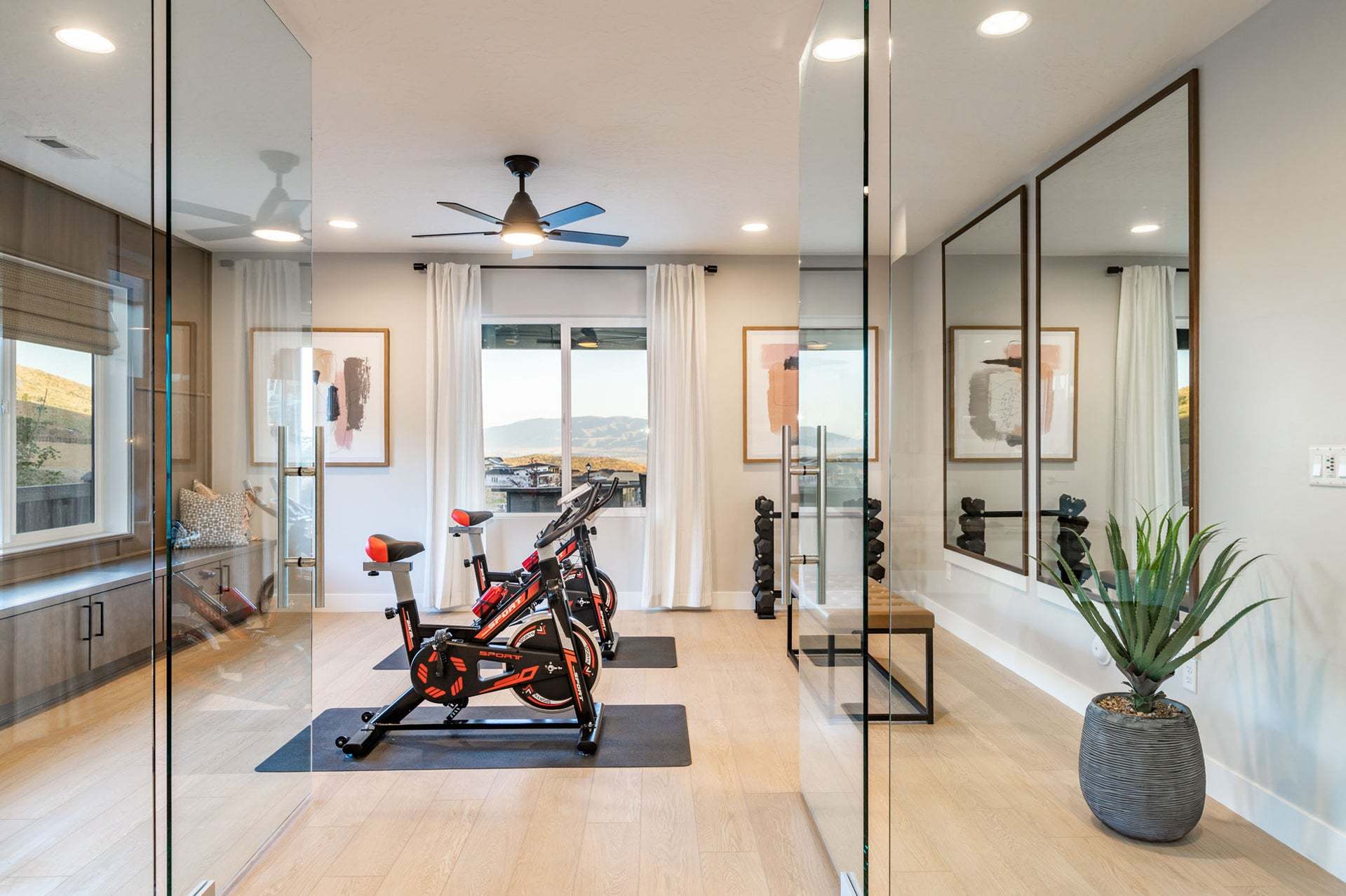 Workout Room in Canyon Point Home