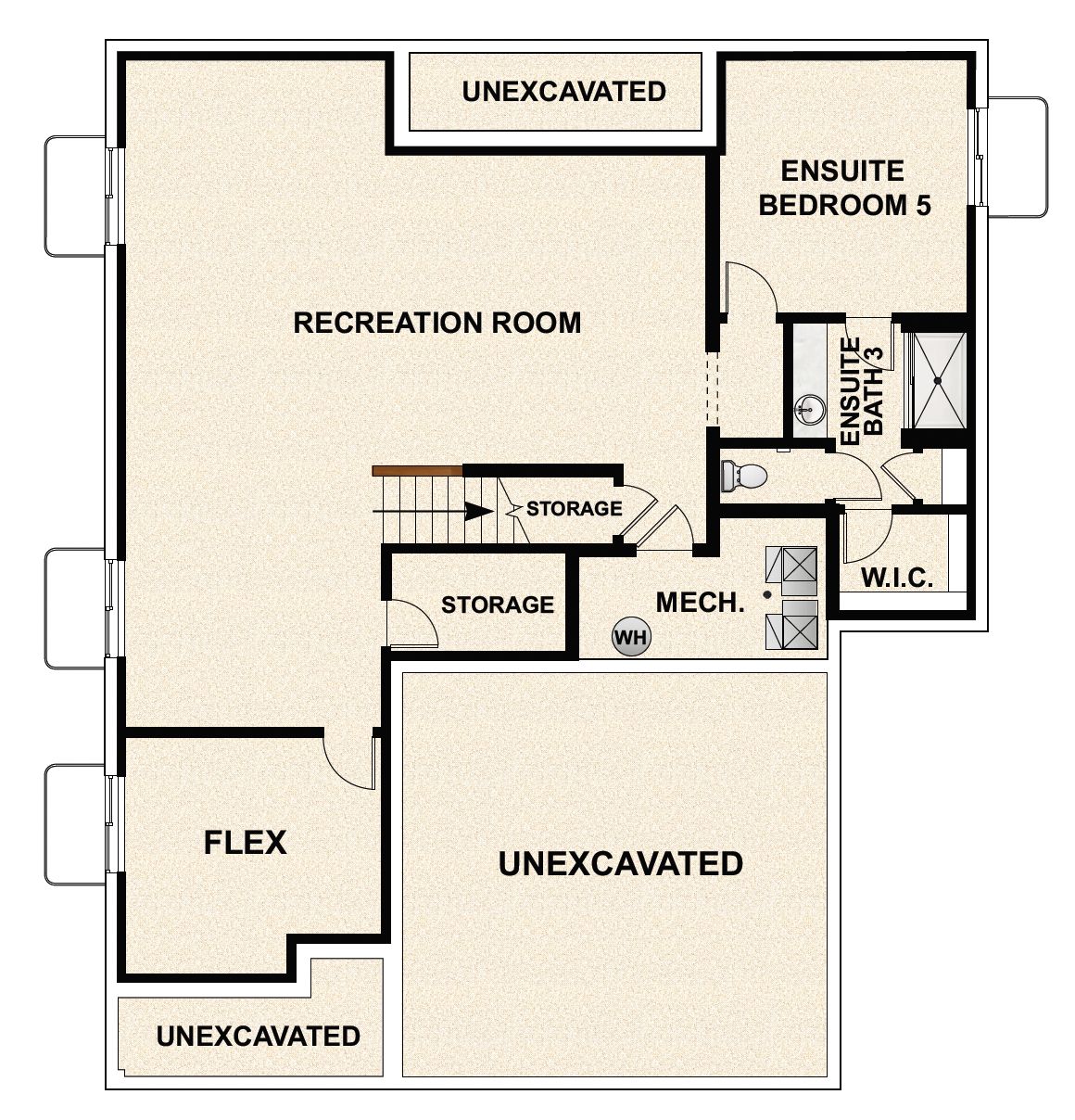Optional Finished Basement