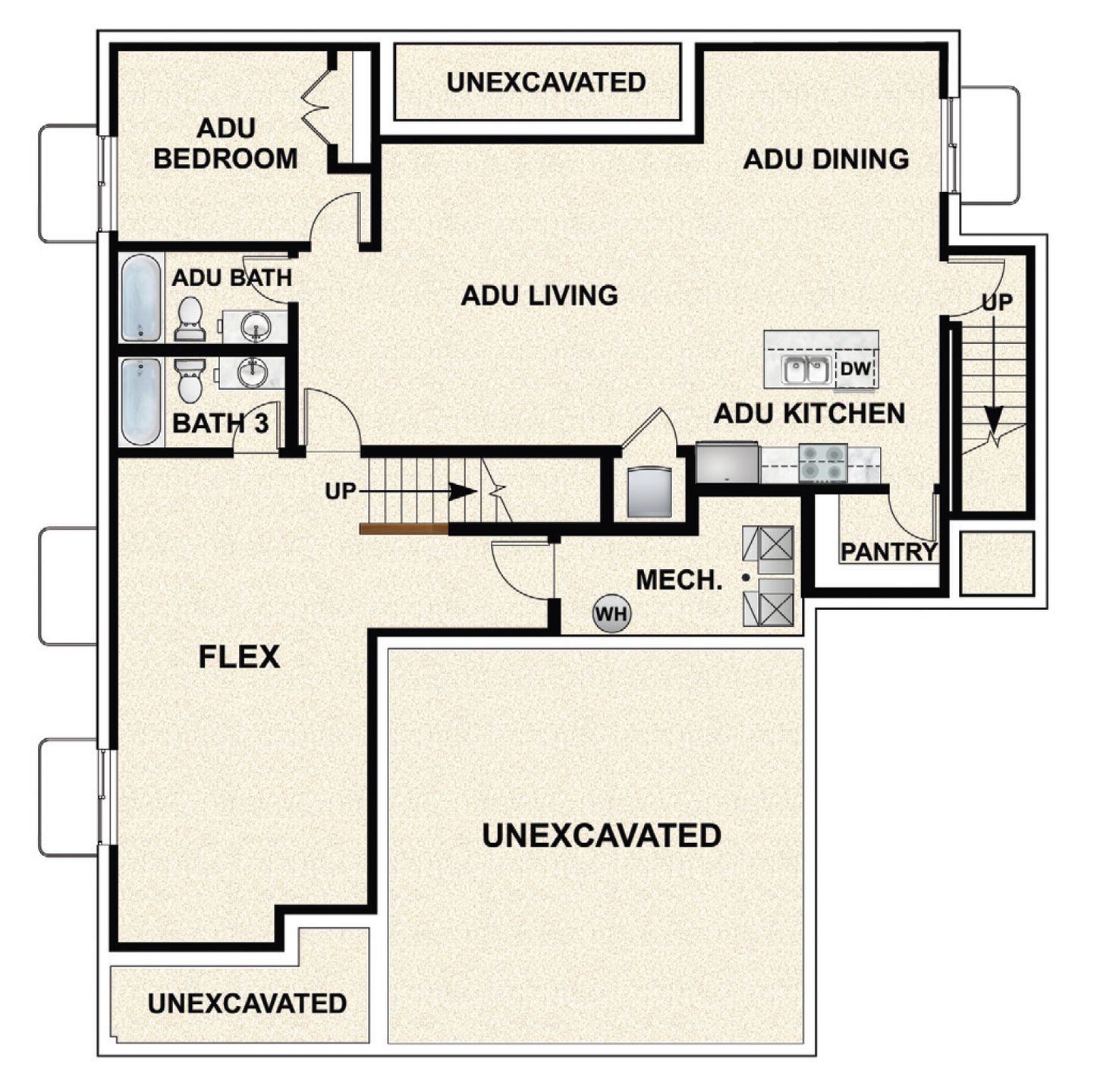 Optional ADU Basement