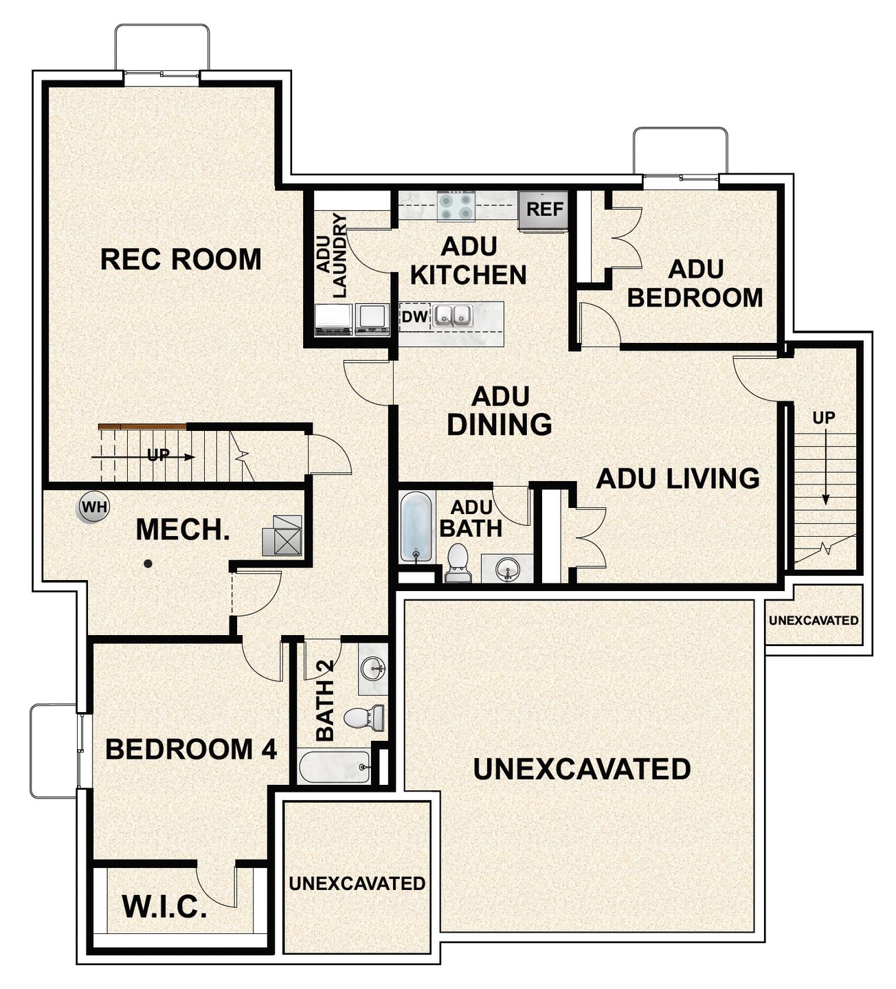 Optional ADU Basement