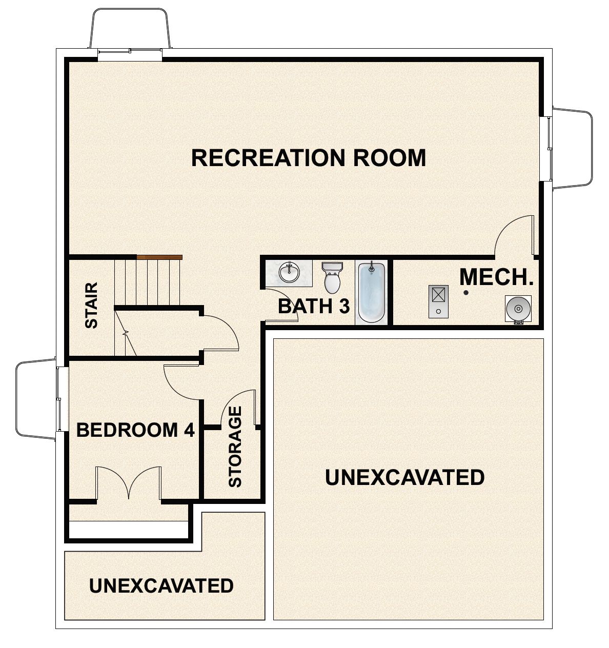 Optional Finished Basement