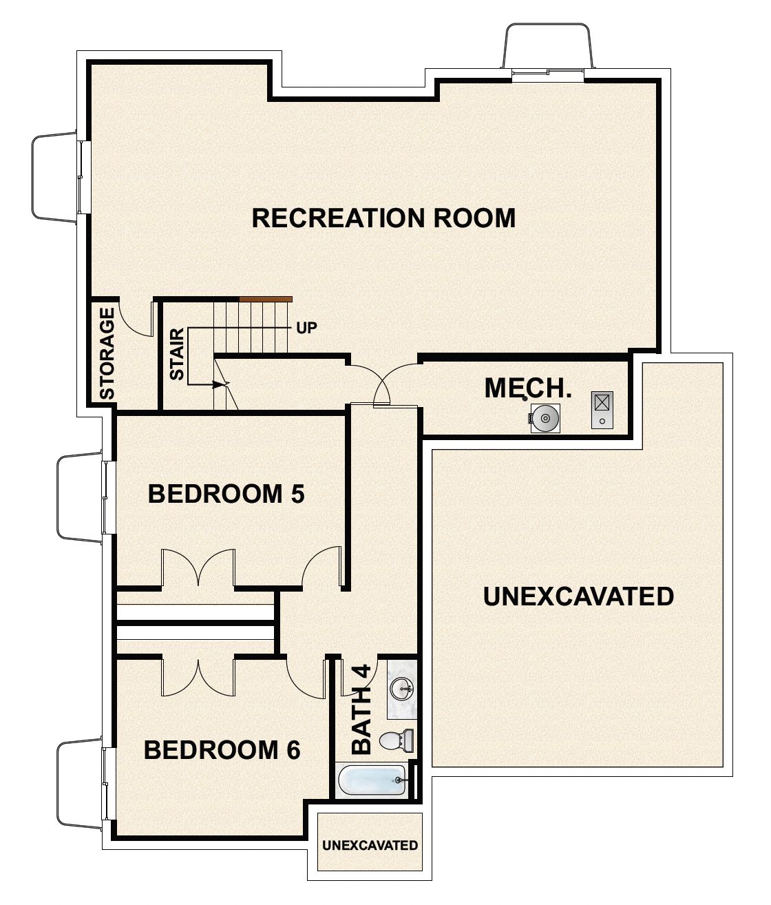 Optional Finished Basement