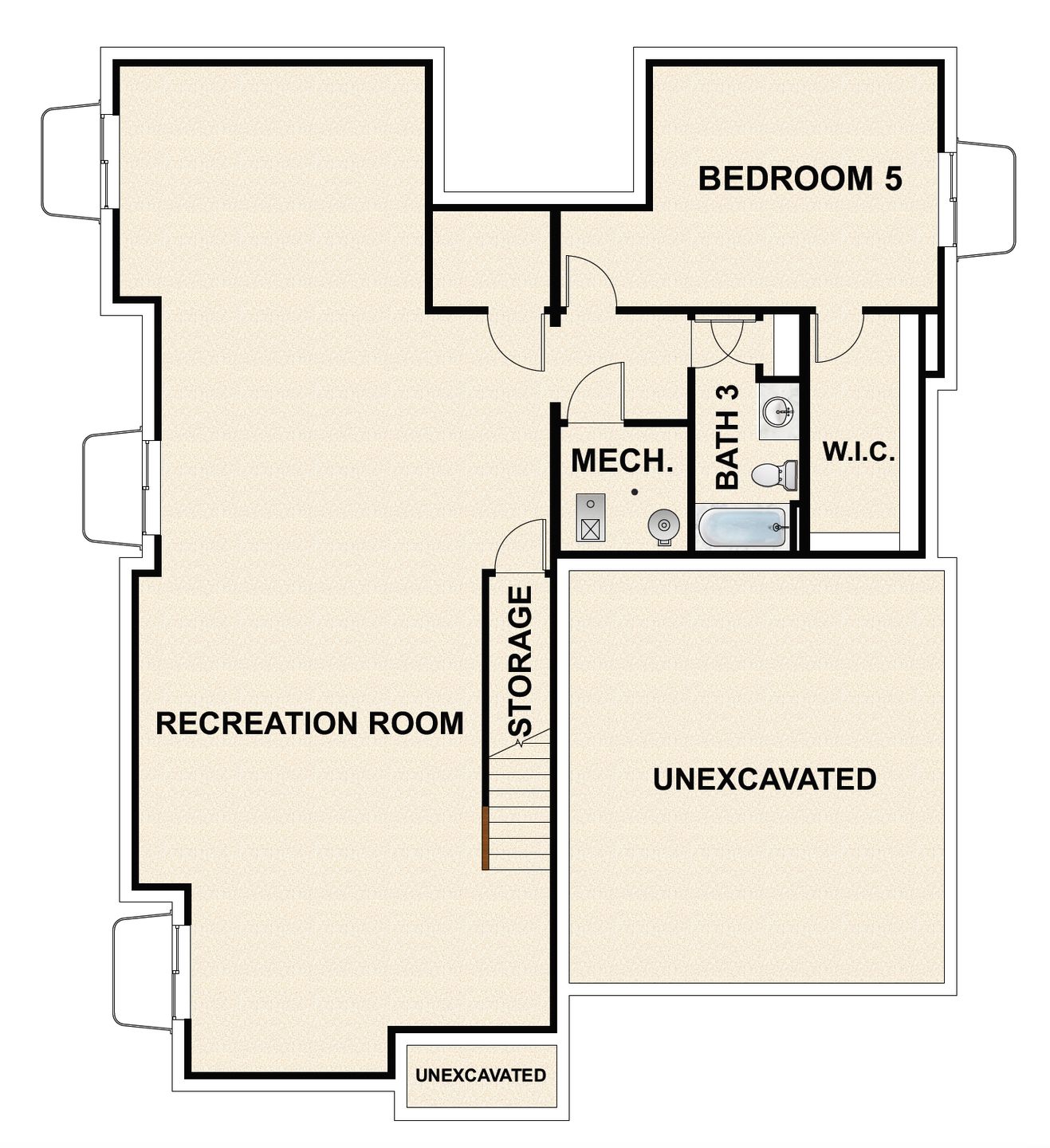 Optional Finished Basement