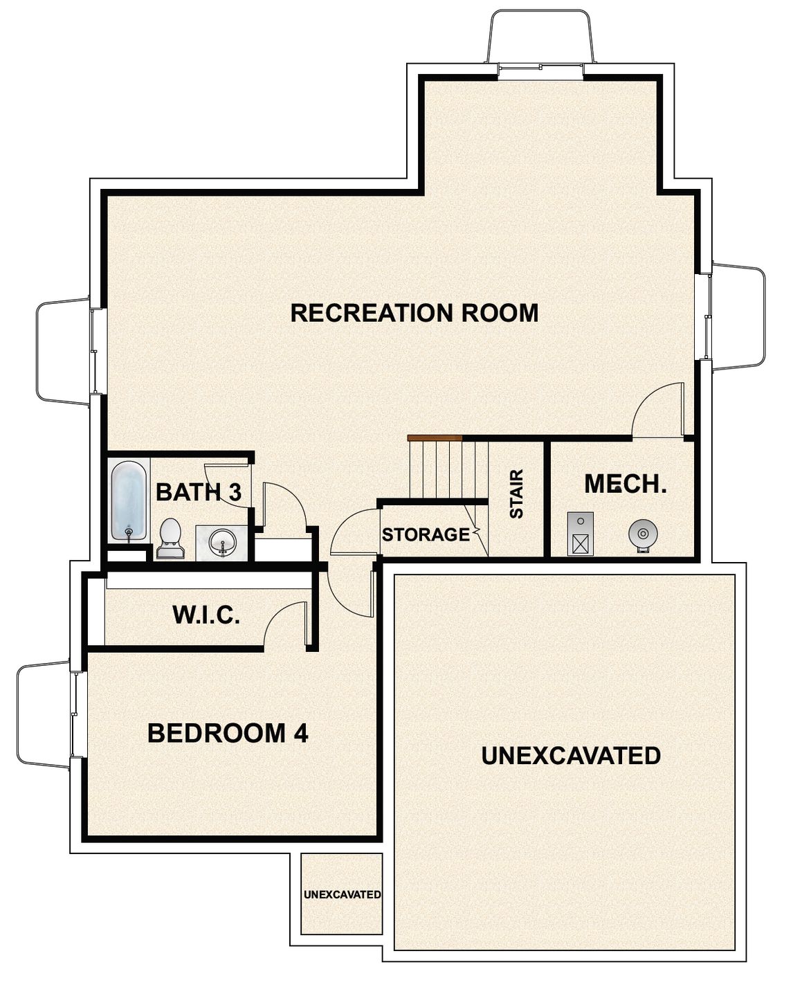 Optional Finished Basement