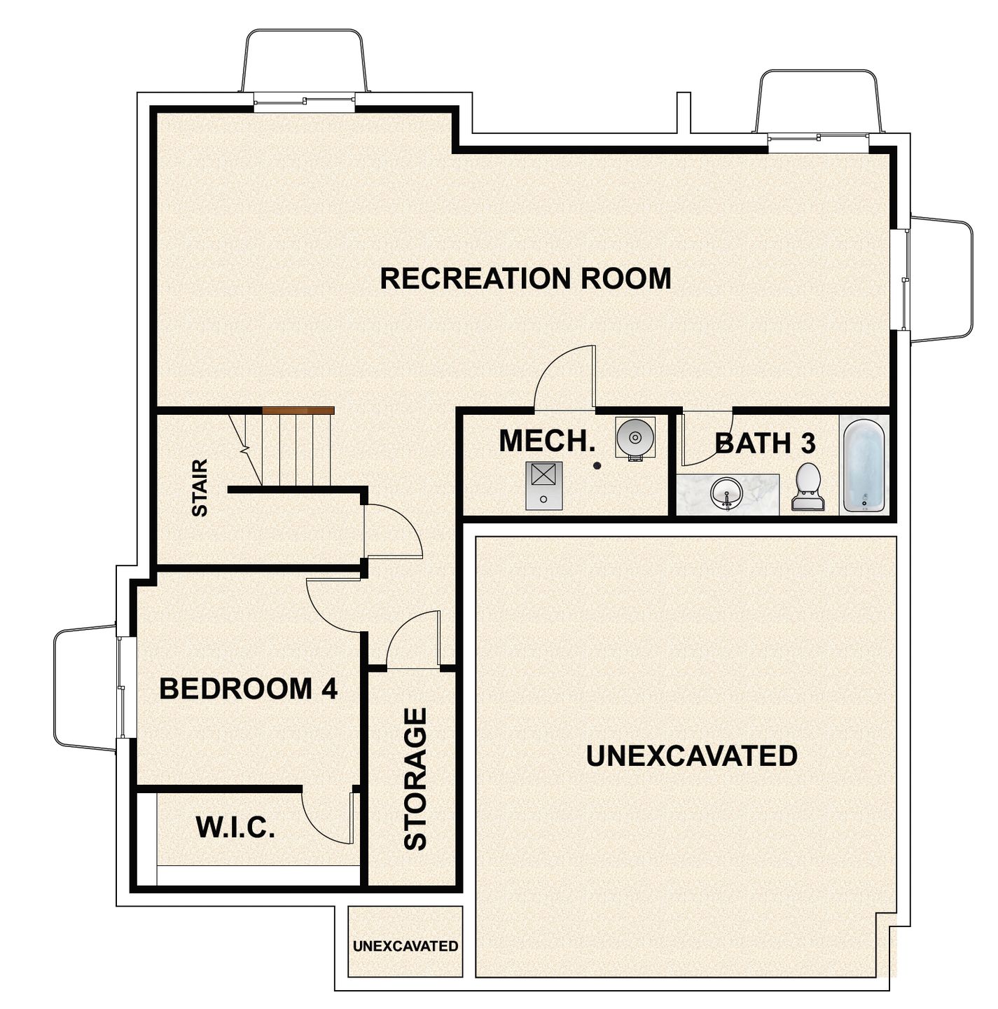 Optional Finished Basement