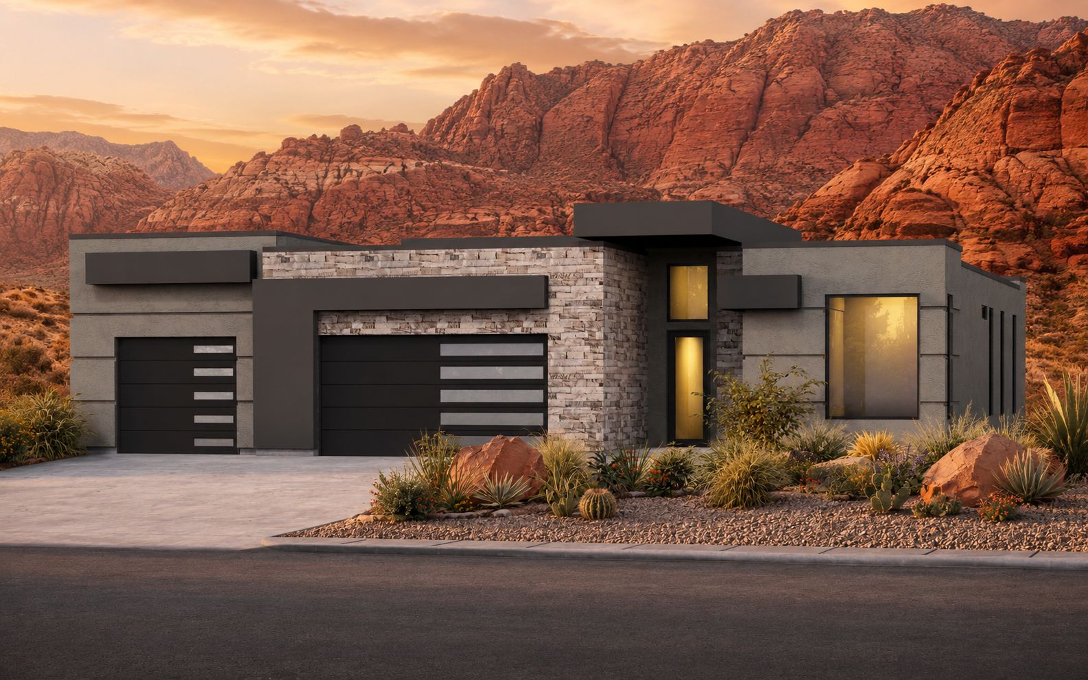 Aria Mesa Transitional - Hafen Estates: Ivins, Utah - Fieldstone Homes