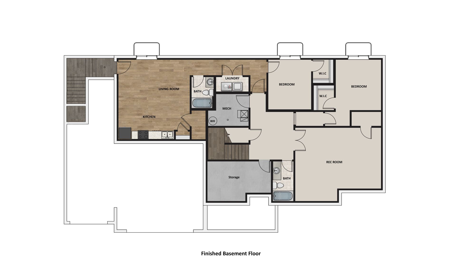 Optional Rental Suite/ADU in Basement
