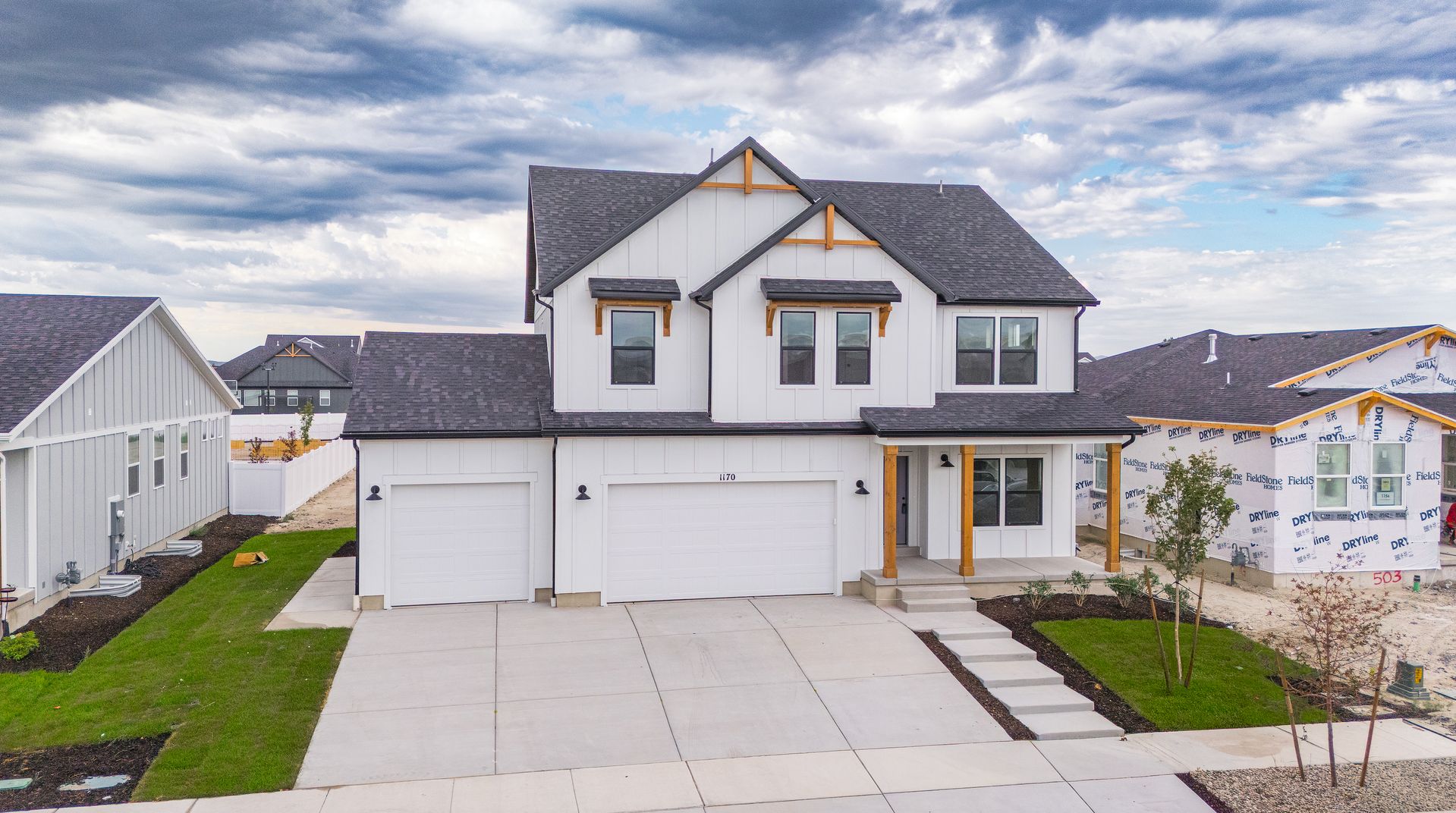 Alpine Farmhouse - Antelope Meadows: Eagle Mountain, Utah - Fieldstone Homes