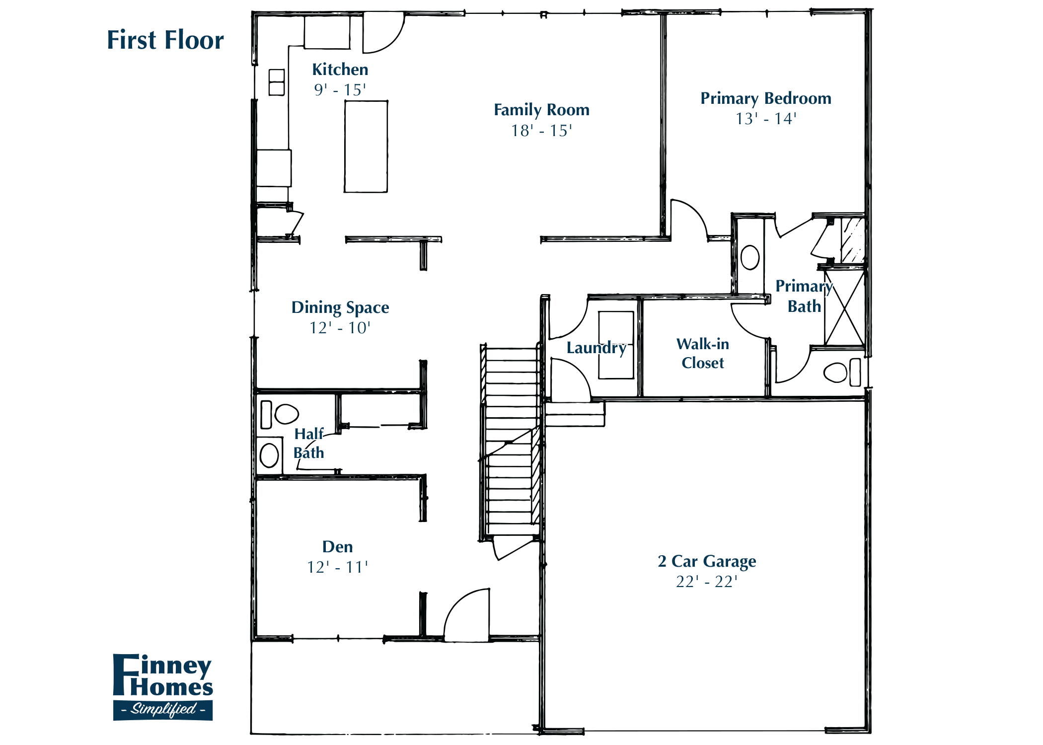 The Hamilton Floor Plan 1