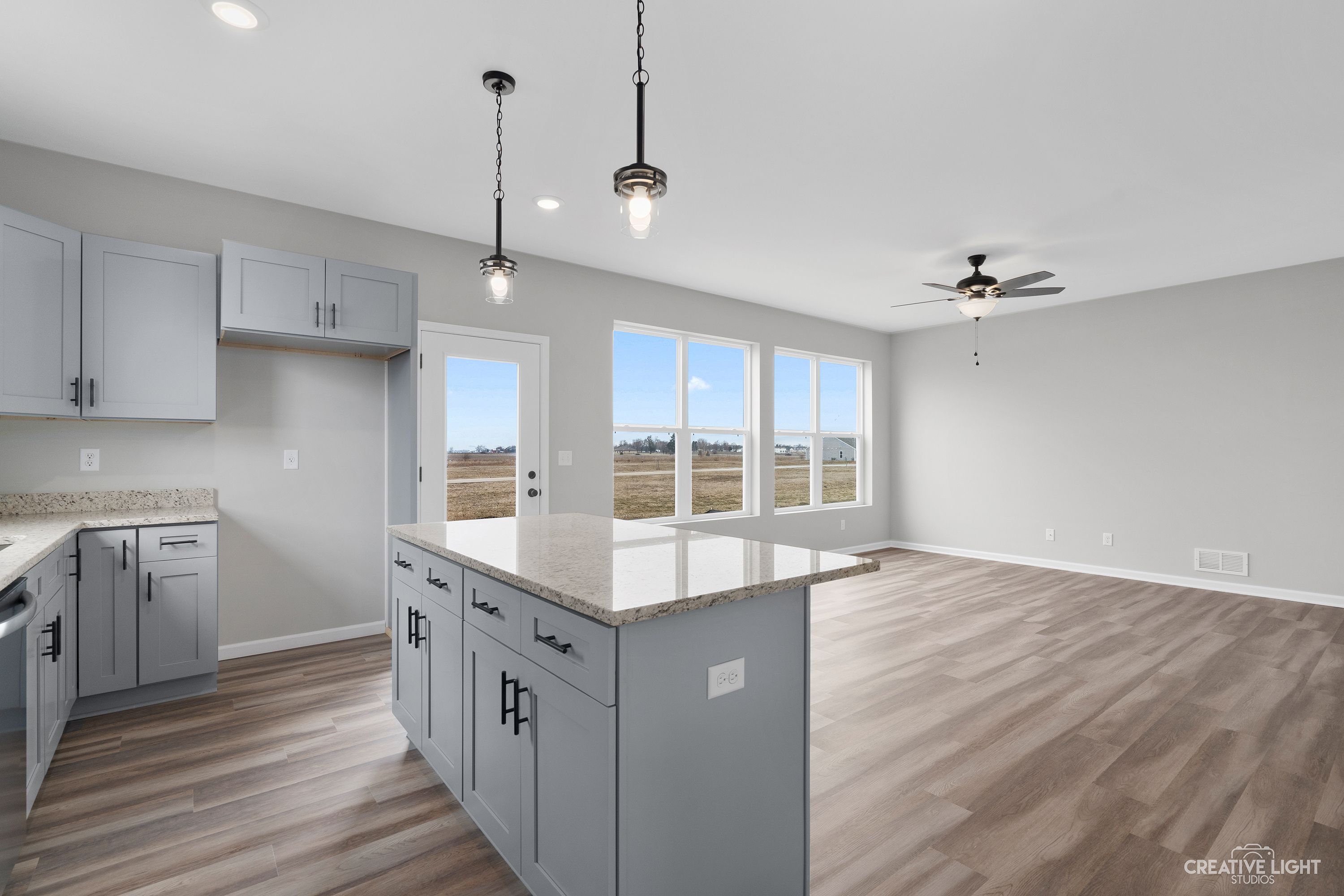 Kitchen, Family Room