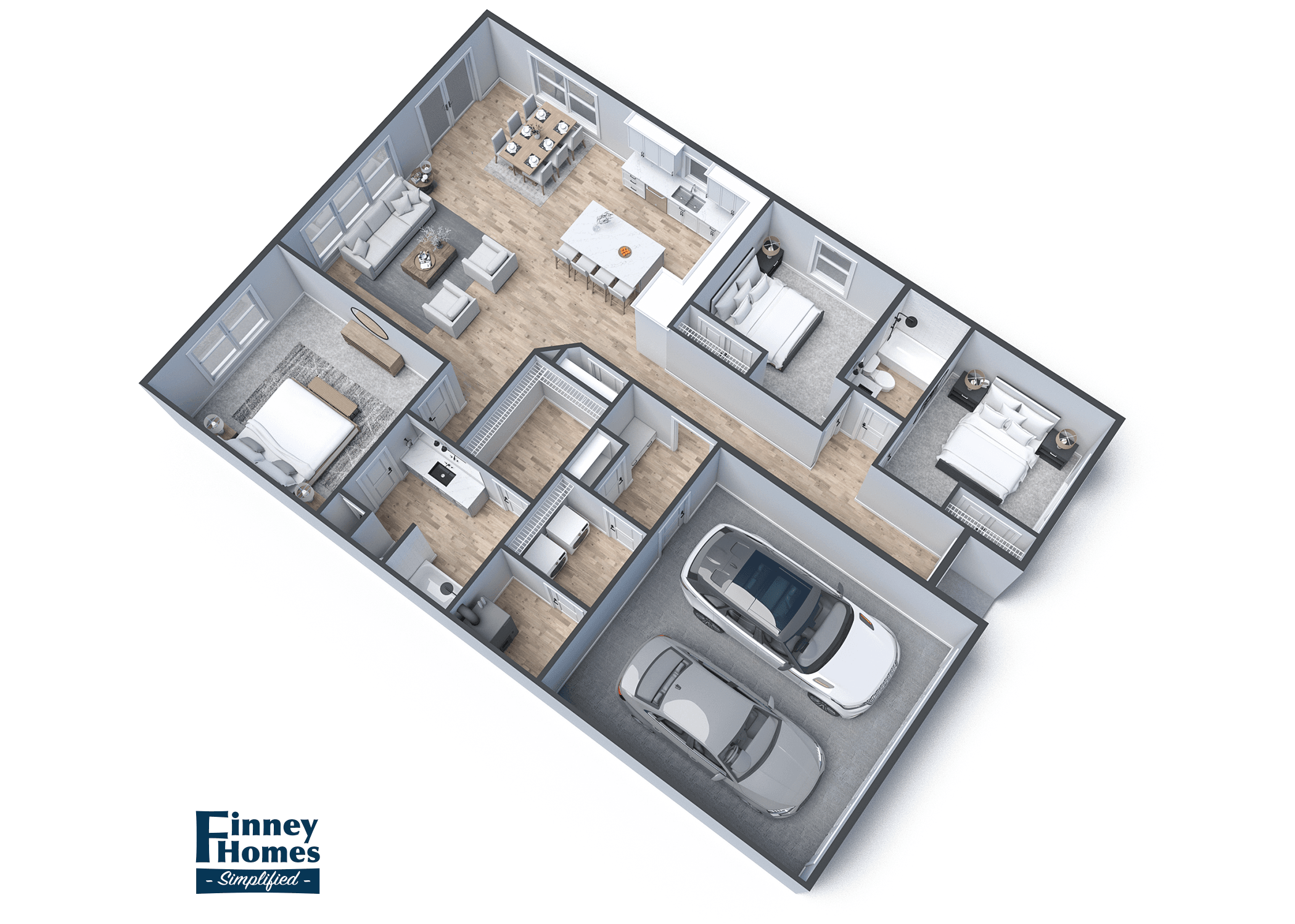 The Louis 3D Floor Plan