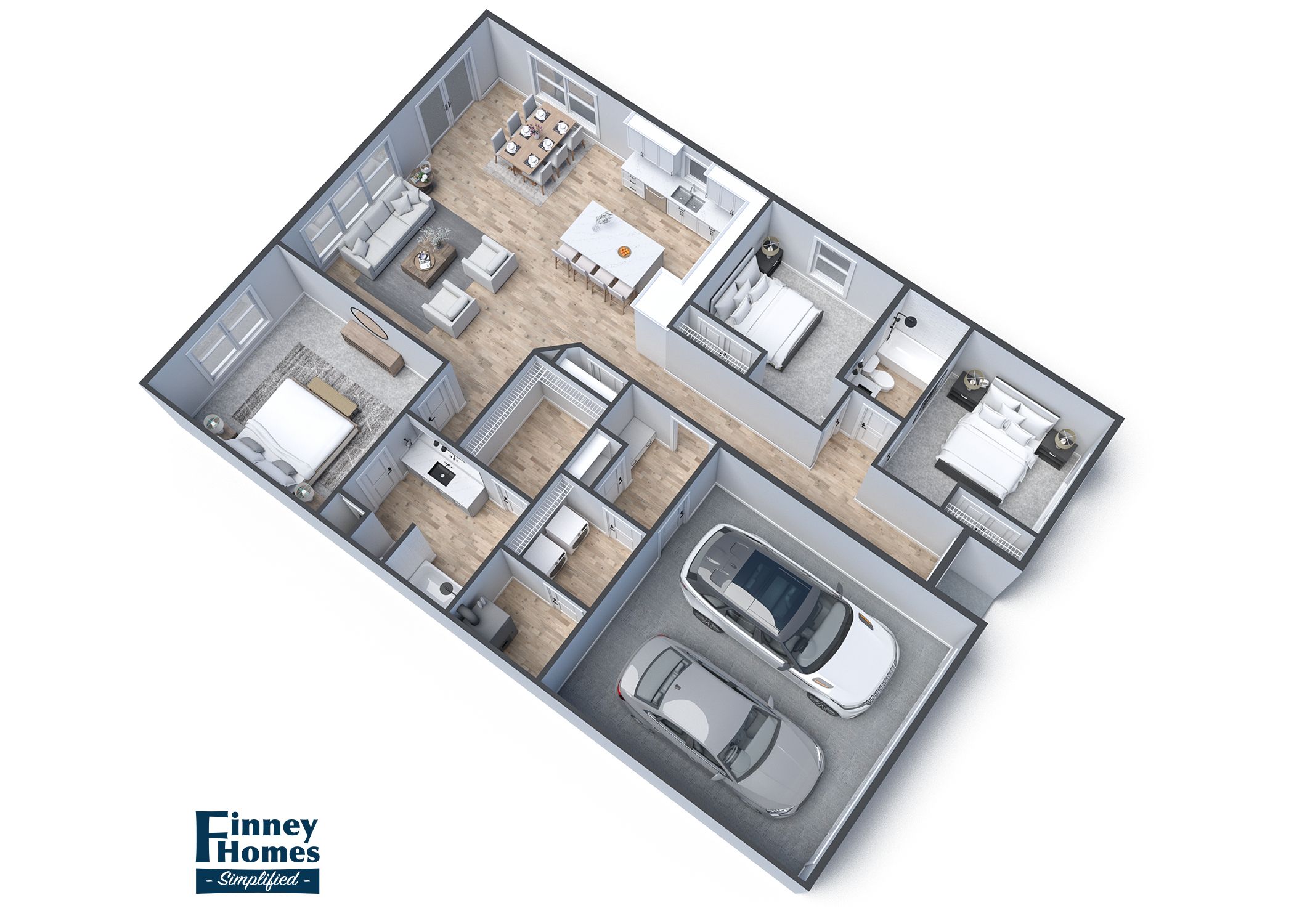 The Louis 3D Floor Plan
