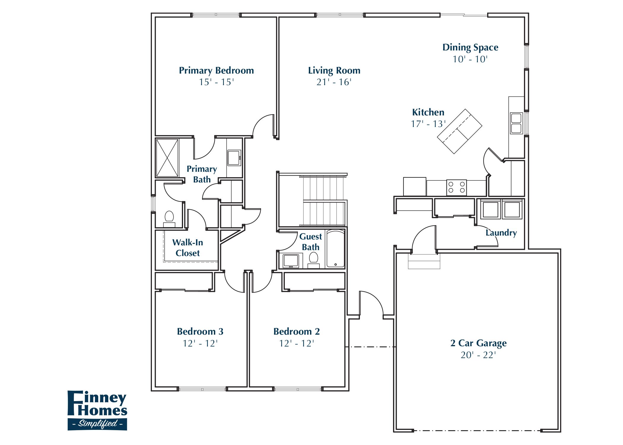 The Wesley Floor Plan