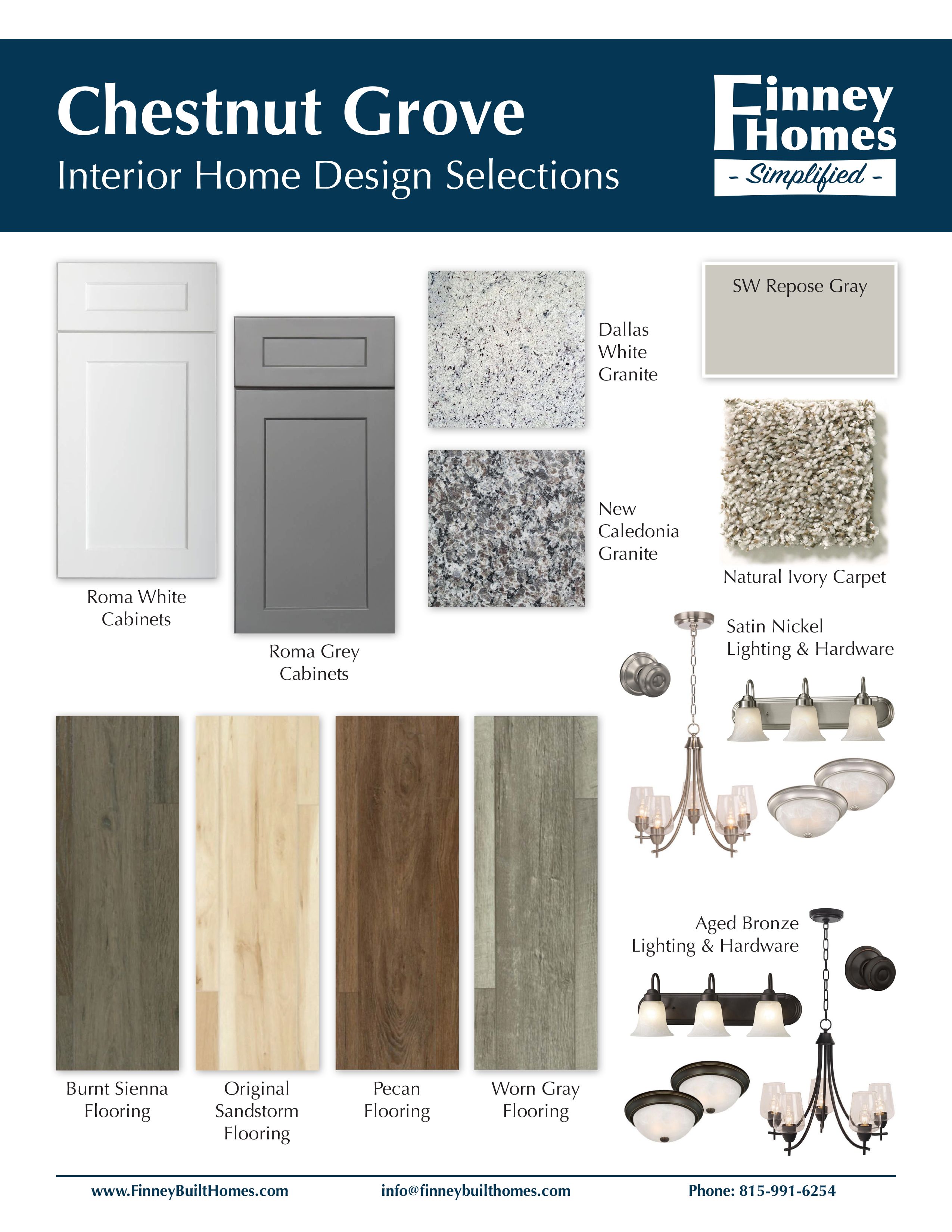 Chestnut Grove Design Selections