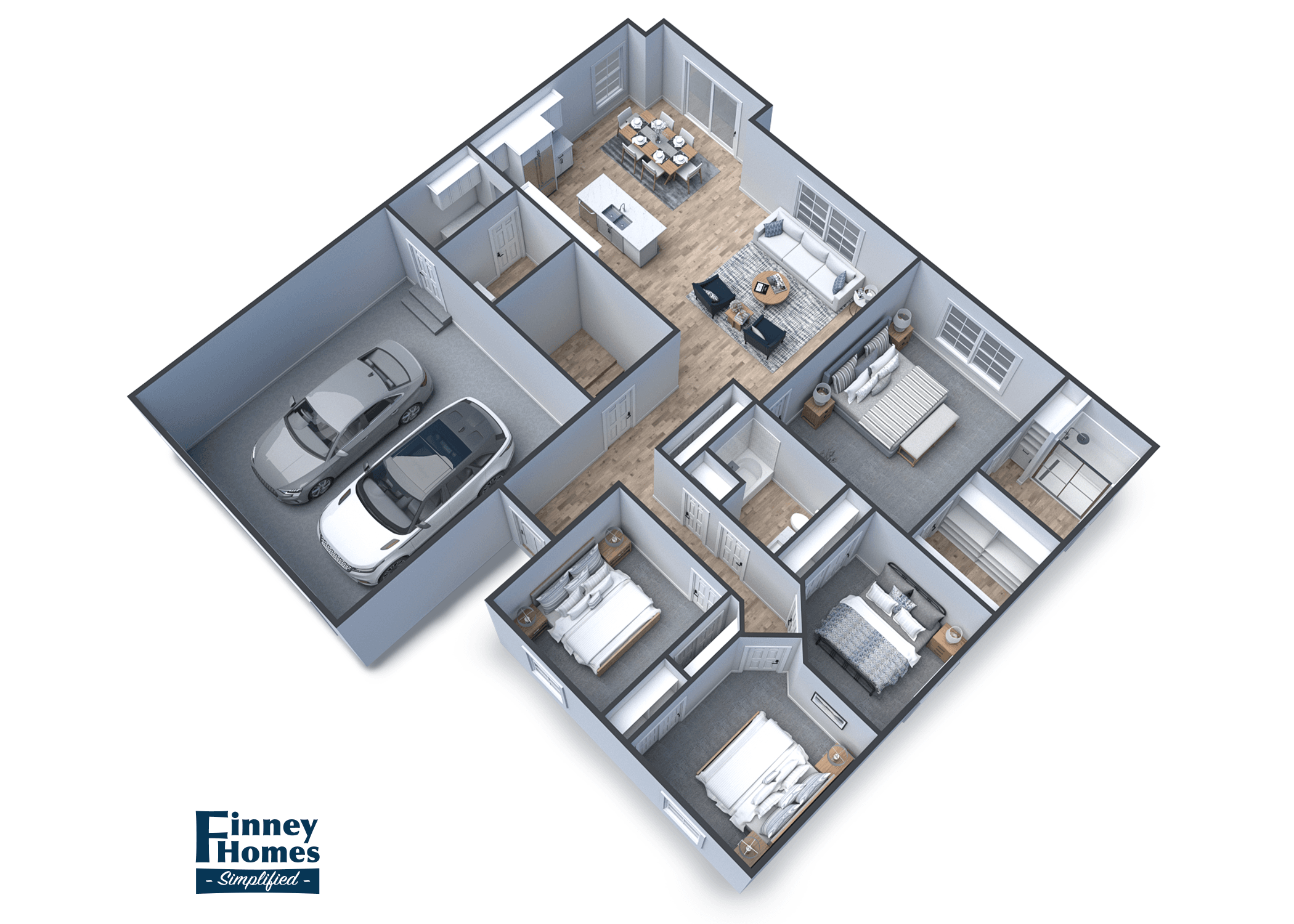 The Remington Floor Plan 3D