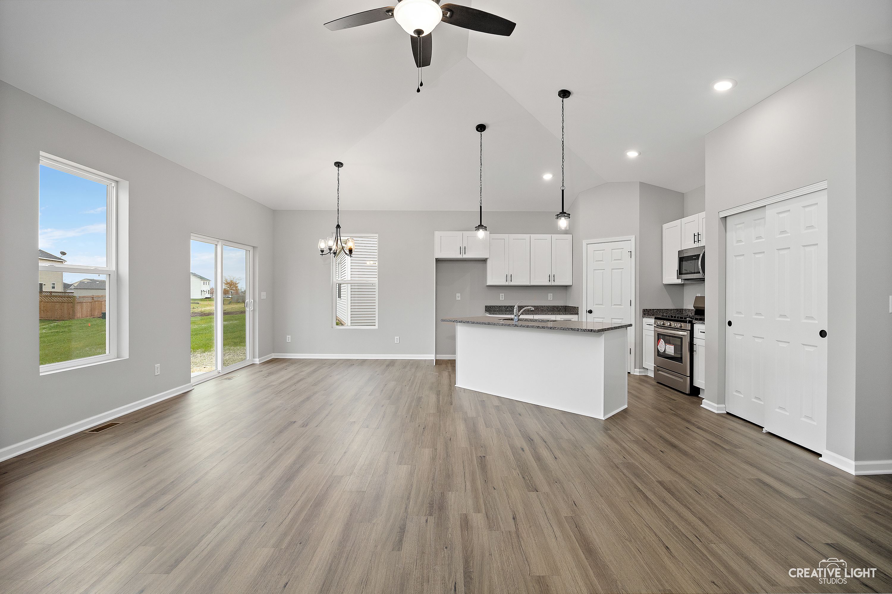 Living, Dining & Kitchen Space