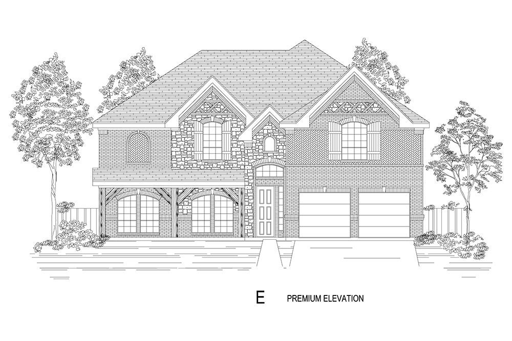 Brentwood 3F (w/Media) Premium Elevation E