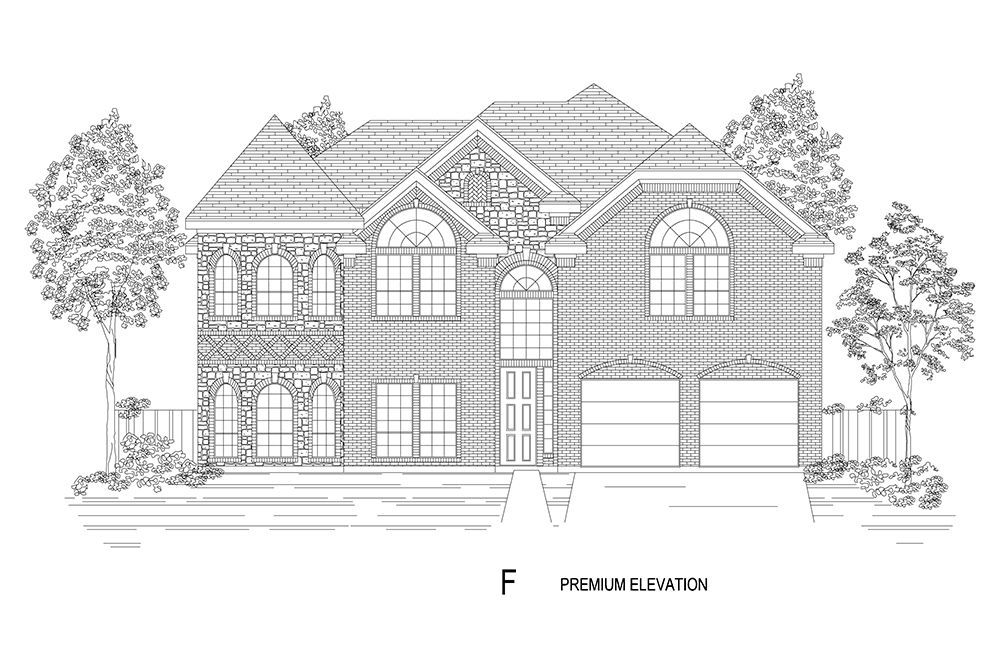 Brentwood 3F (w/Media) Premium Elevation F