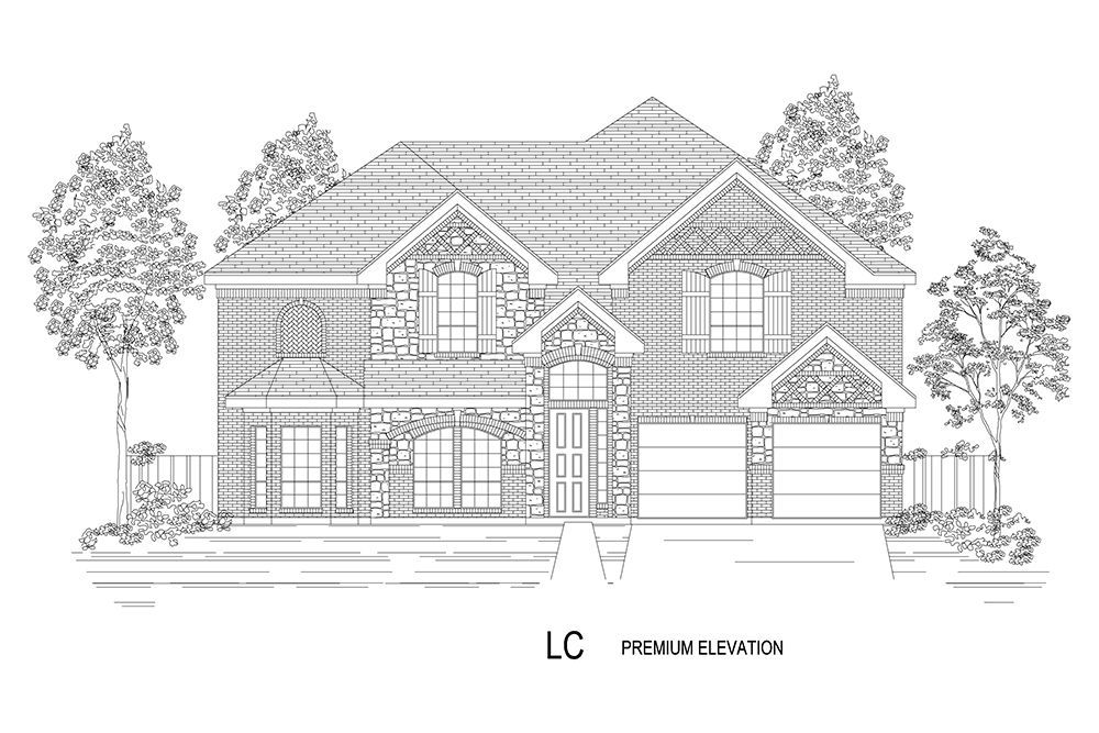 Brentwood 3F (w/Media) Premium Elevation :C