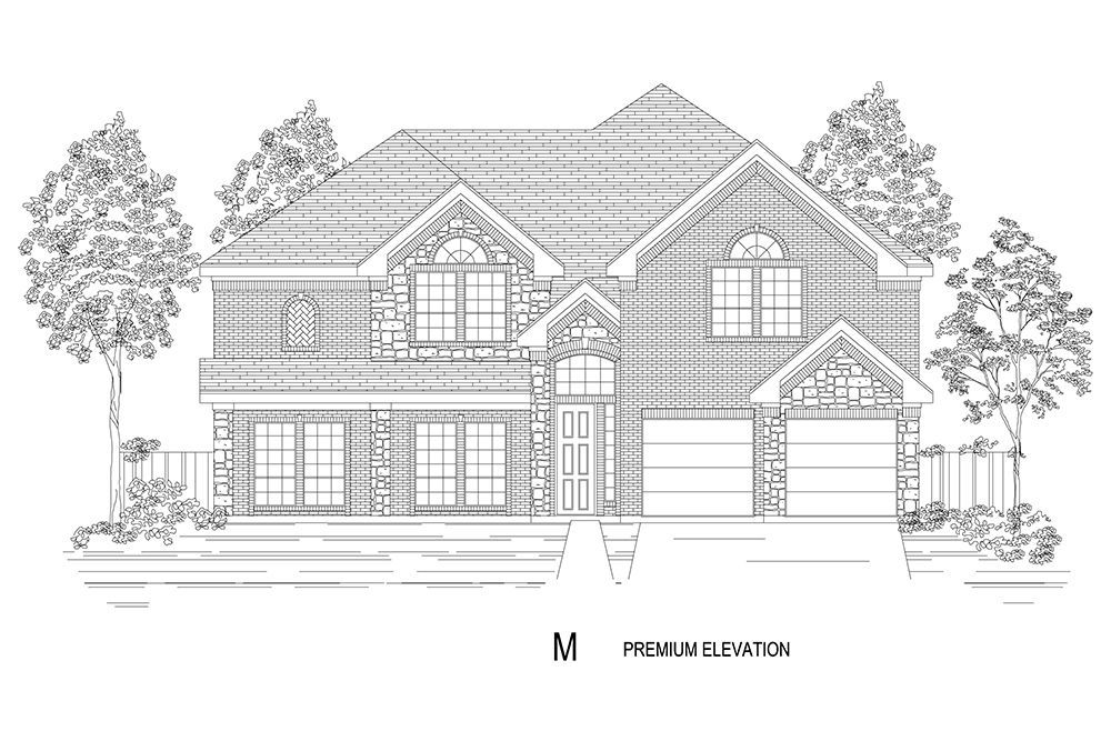 Brentwood 3F (w/Media) Premium Elevation M