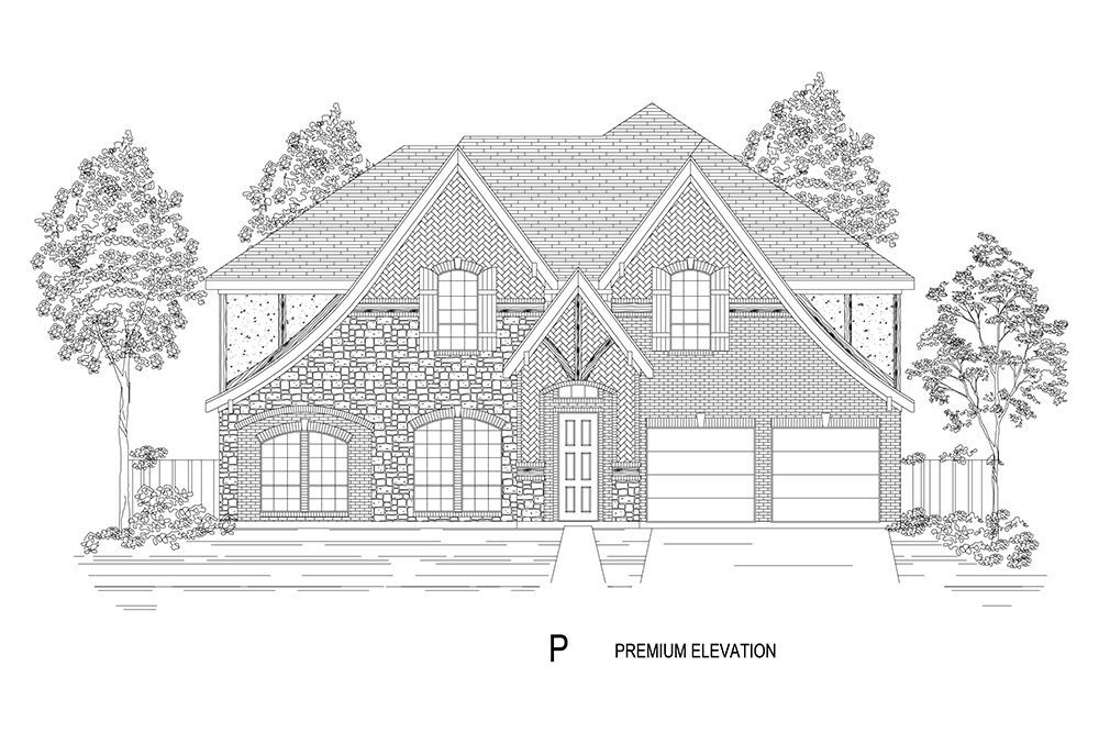 Brentwood 3F (w/Media) Premium Elevation P